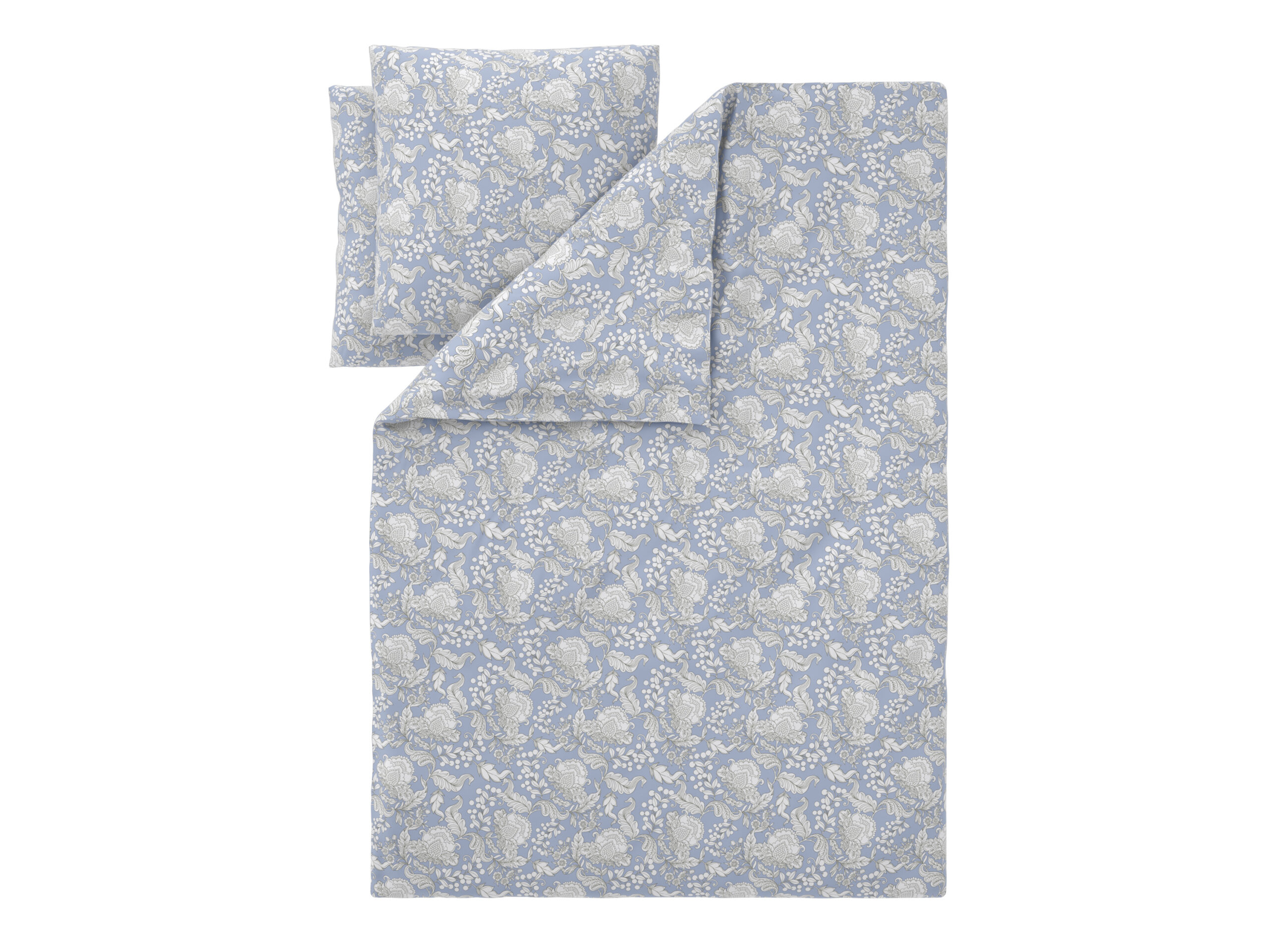 LIVARNO Satijnen dekbedovertrek 200 x 200 cm (Blauw) (4052916943069)