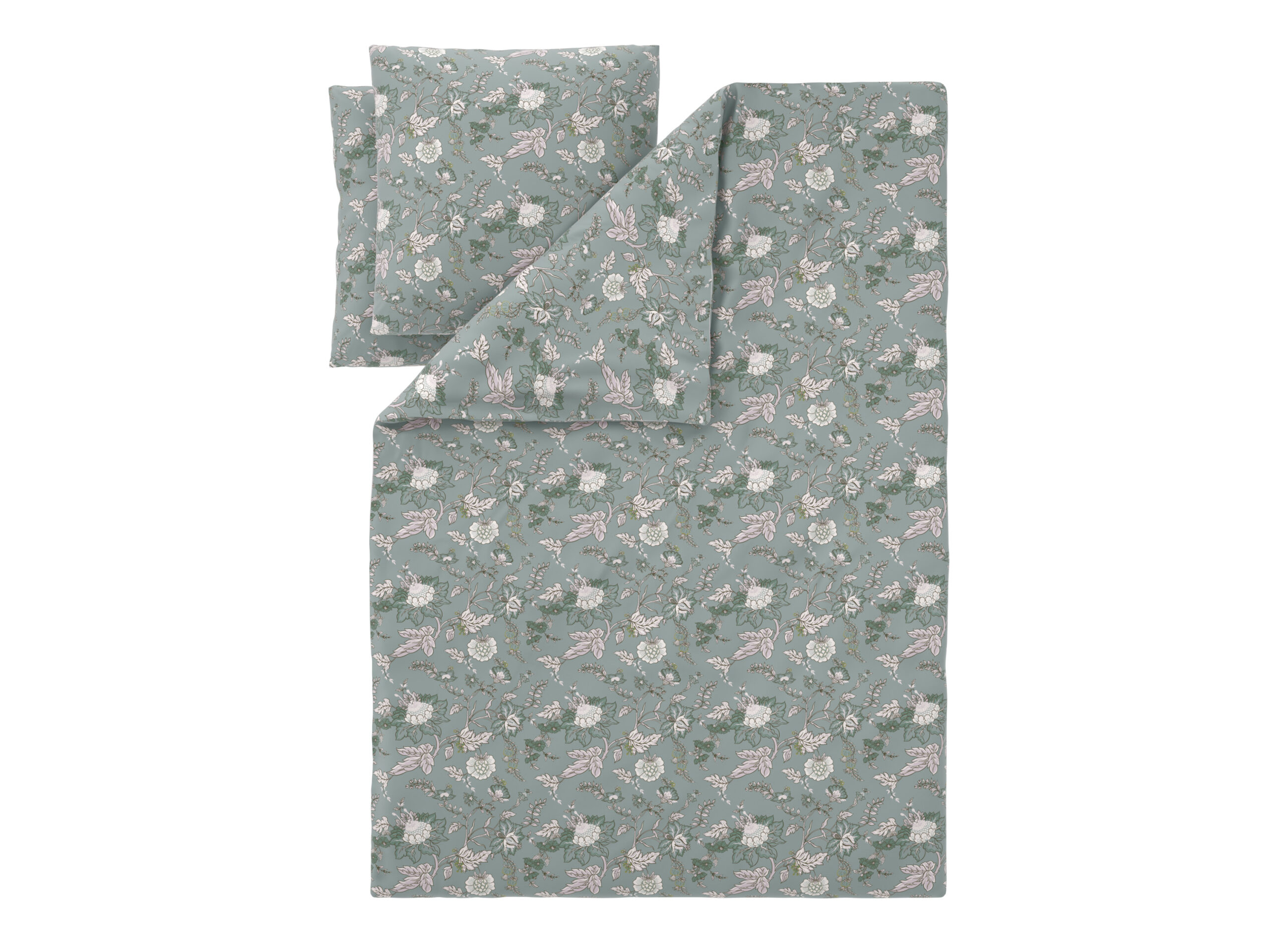 LIVARNO Satijnen dekbedovertrek 240 x 220 cm (Groen) (4052916943540)