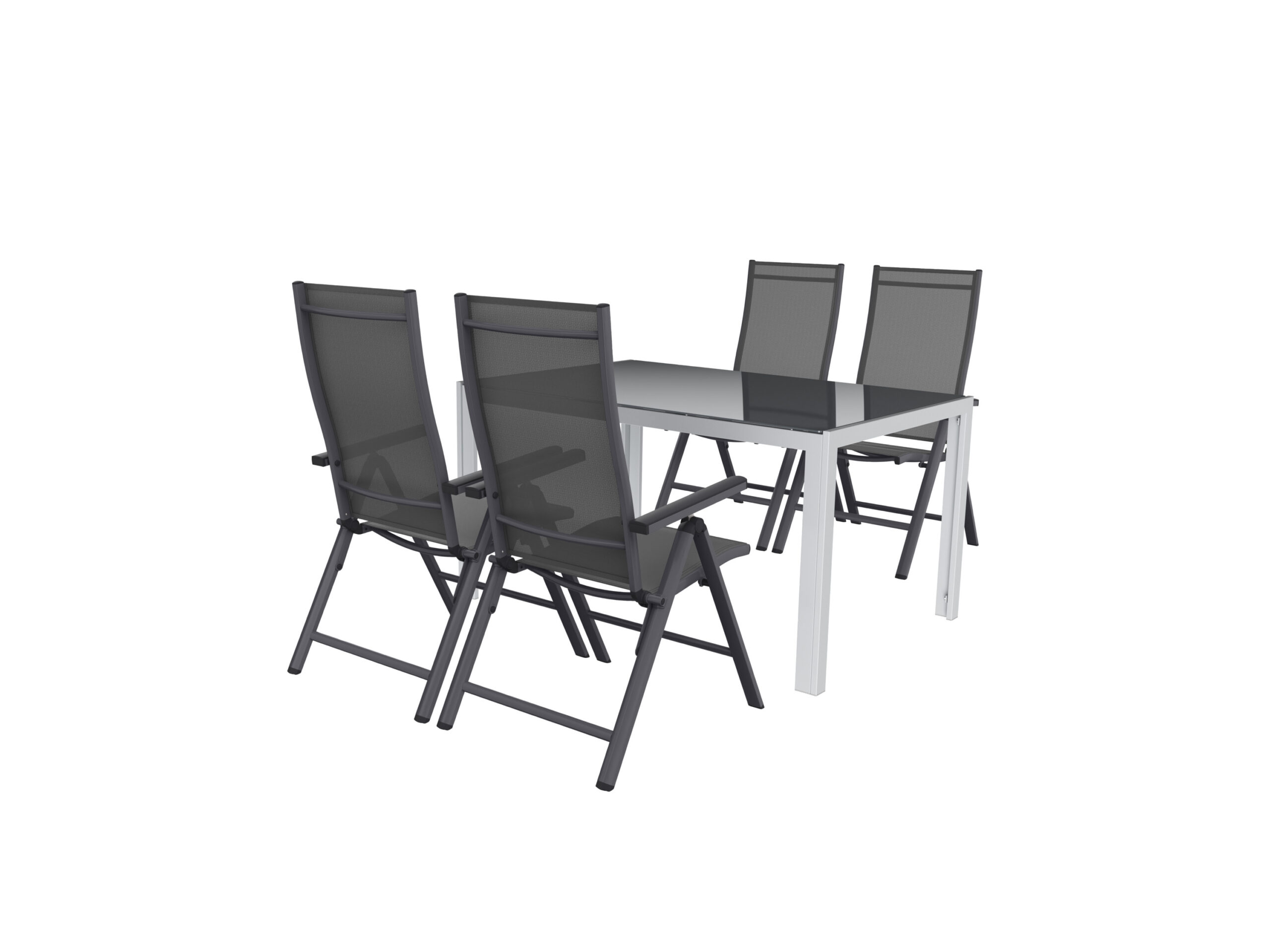 LIVARNO home Aluminium tuinset Houston 5-delig