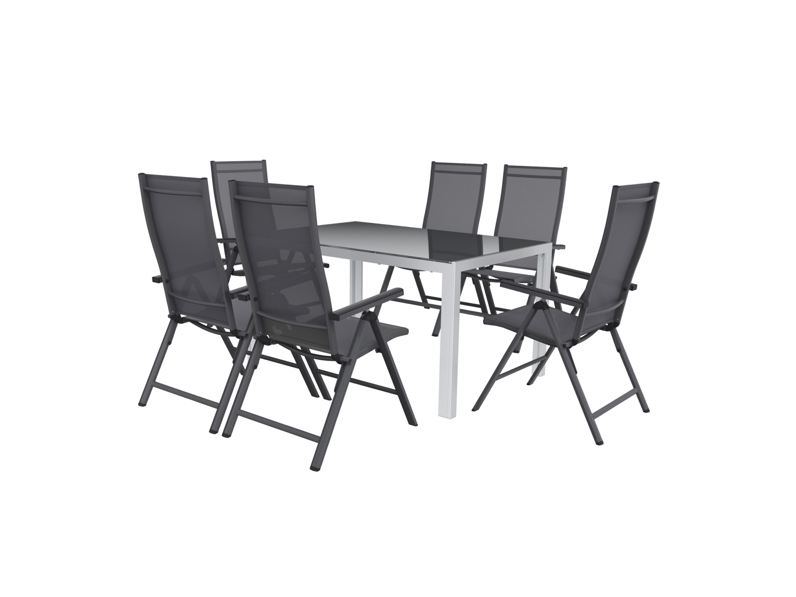 LIVARNO home Aluminium tuinset Houston 7-delig