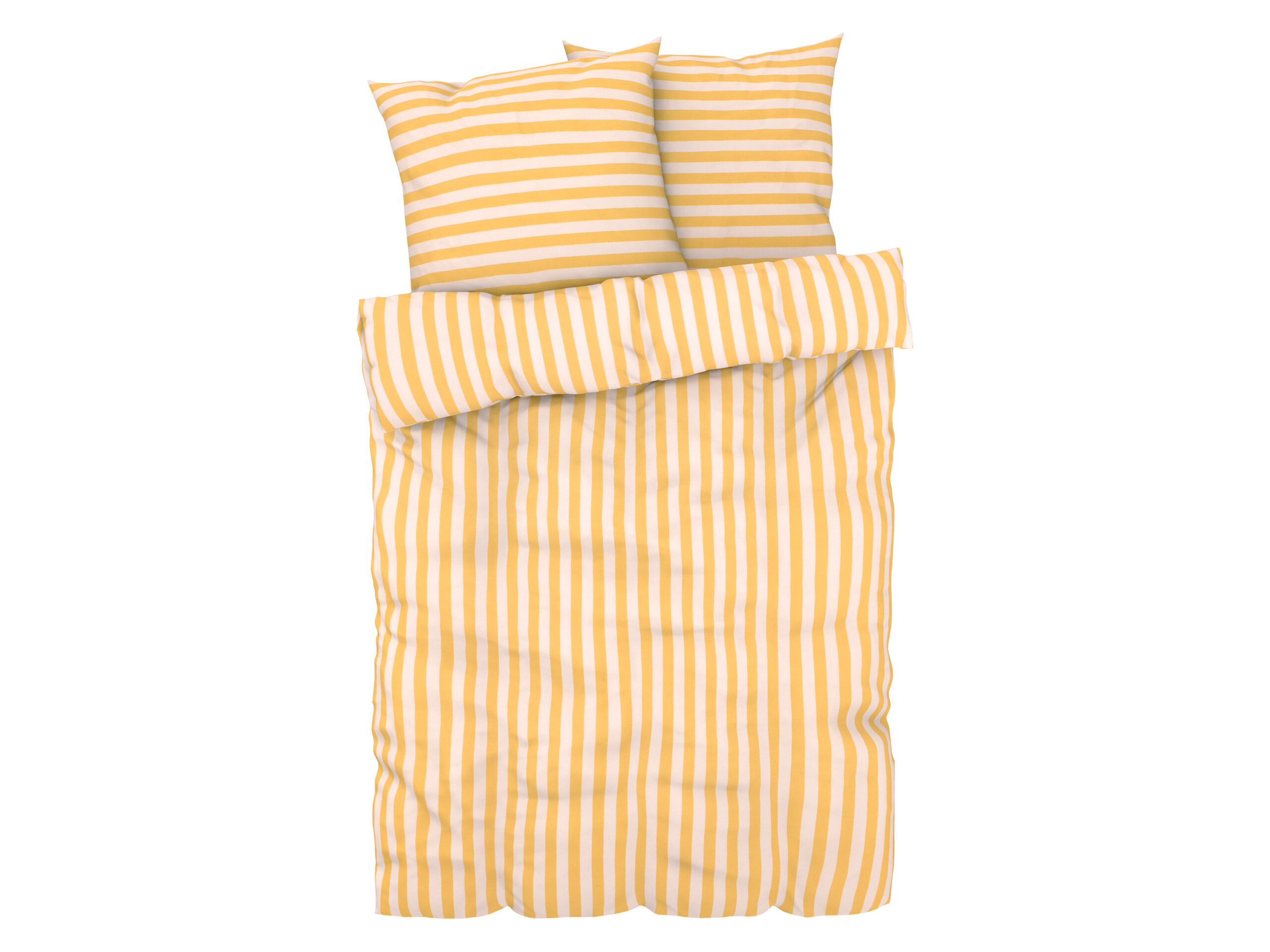 LIVARNO home Fijn renforcé beddengoed 240 x 220 cm (Geel) (4334036081983)