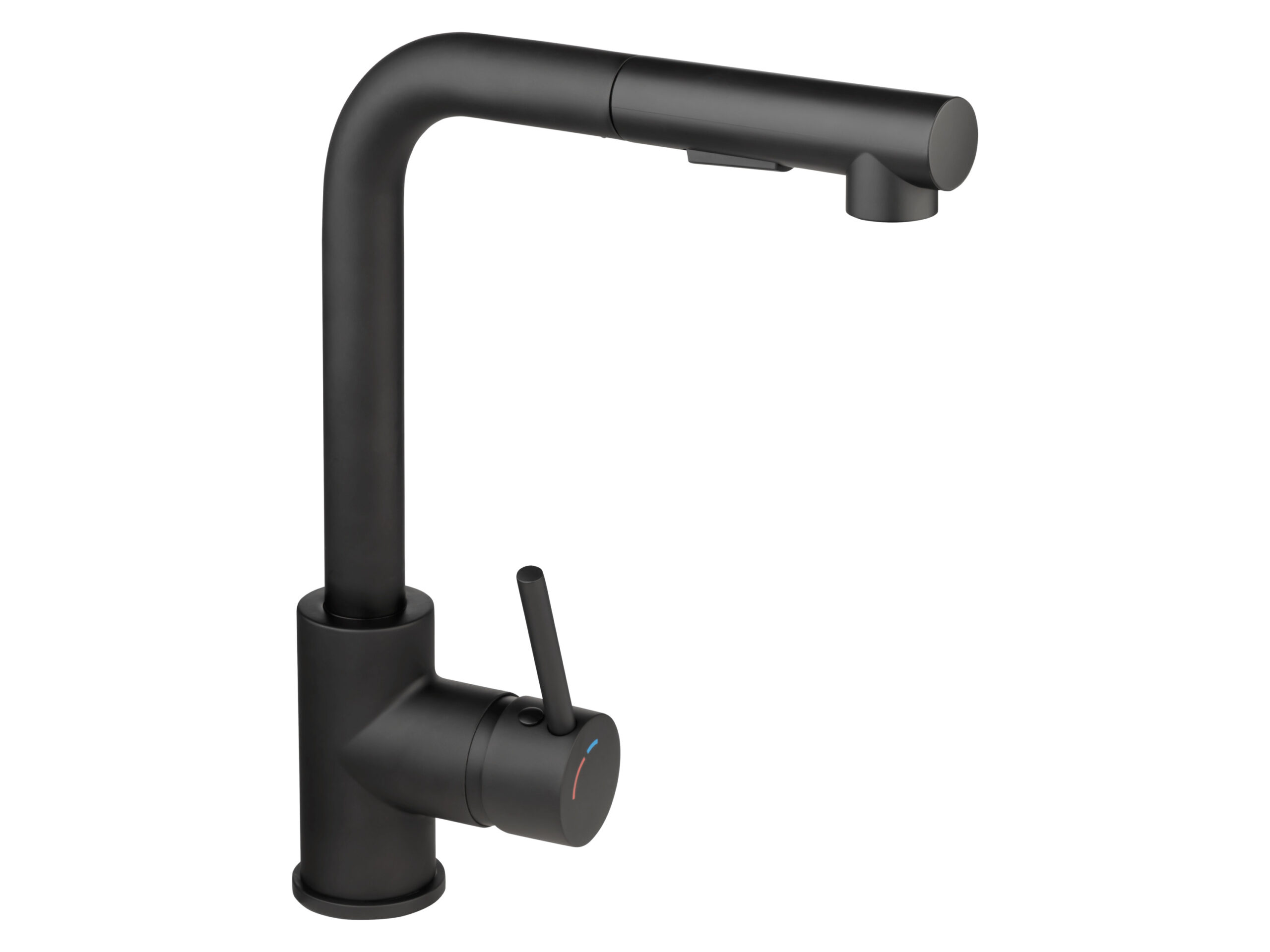 LIVARNO home Keukenmengkraan met uittrekbare sproeikop (Vierkant grijs) (4052916243596)