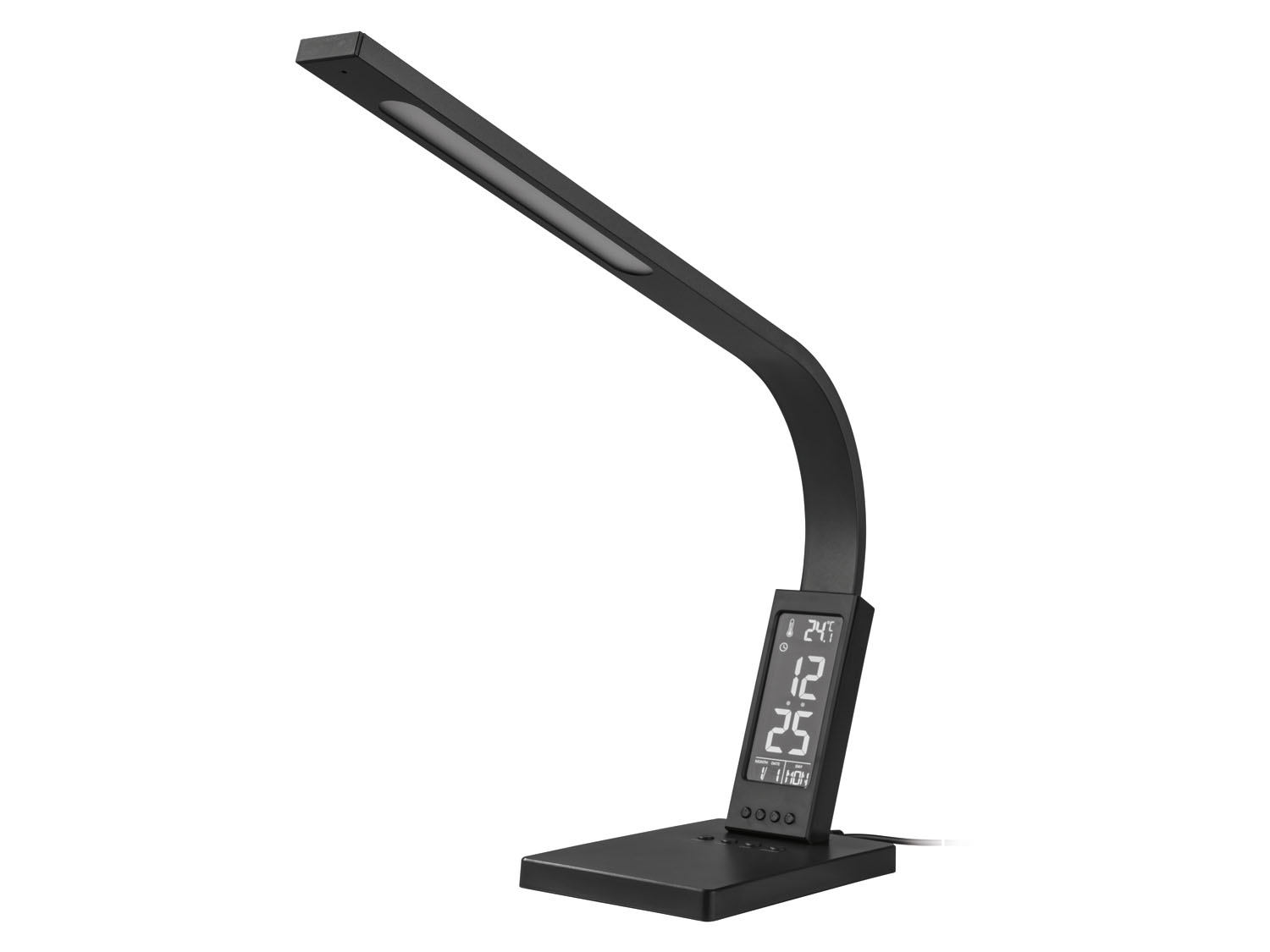 LIVARNO home LED bureaulamp (Met klok) (4055334485463)