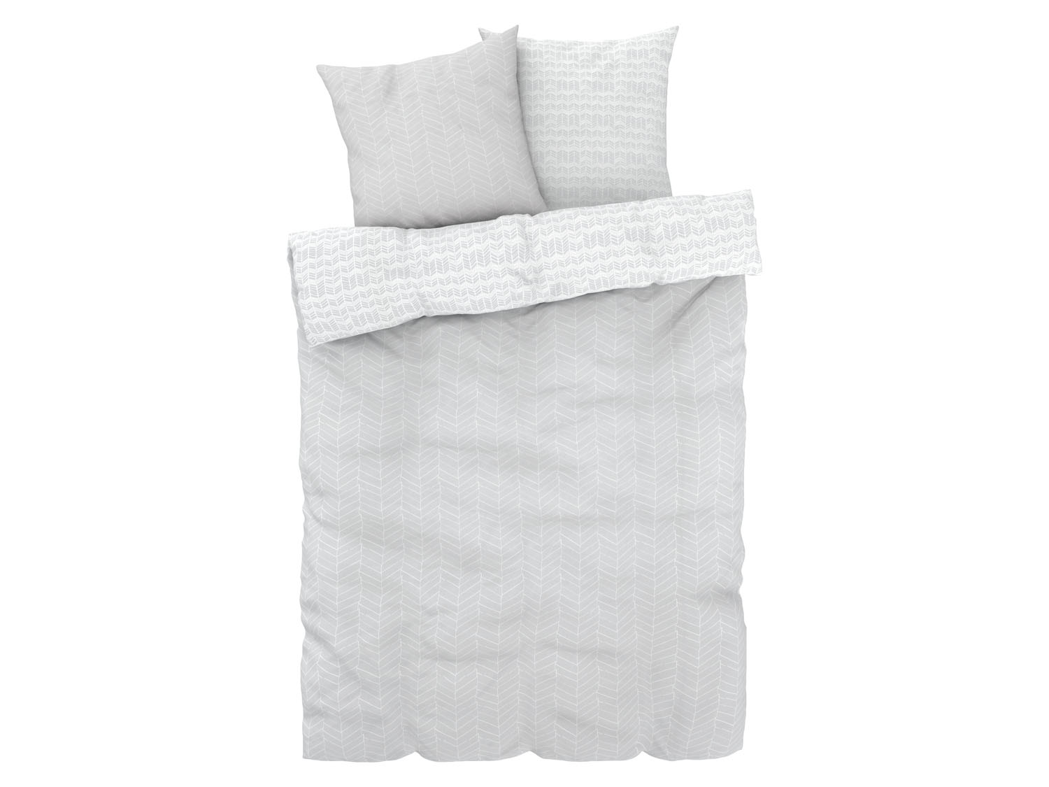 LIVARNO home Microvezel-satijnen dekbedovertrek 240 x 220 cm (Grijs) (4052916045565)