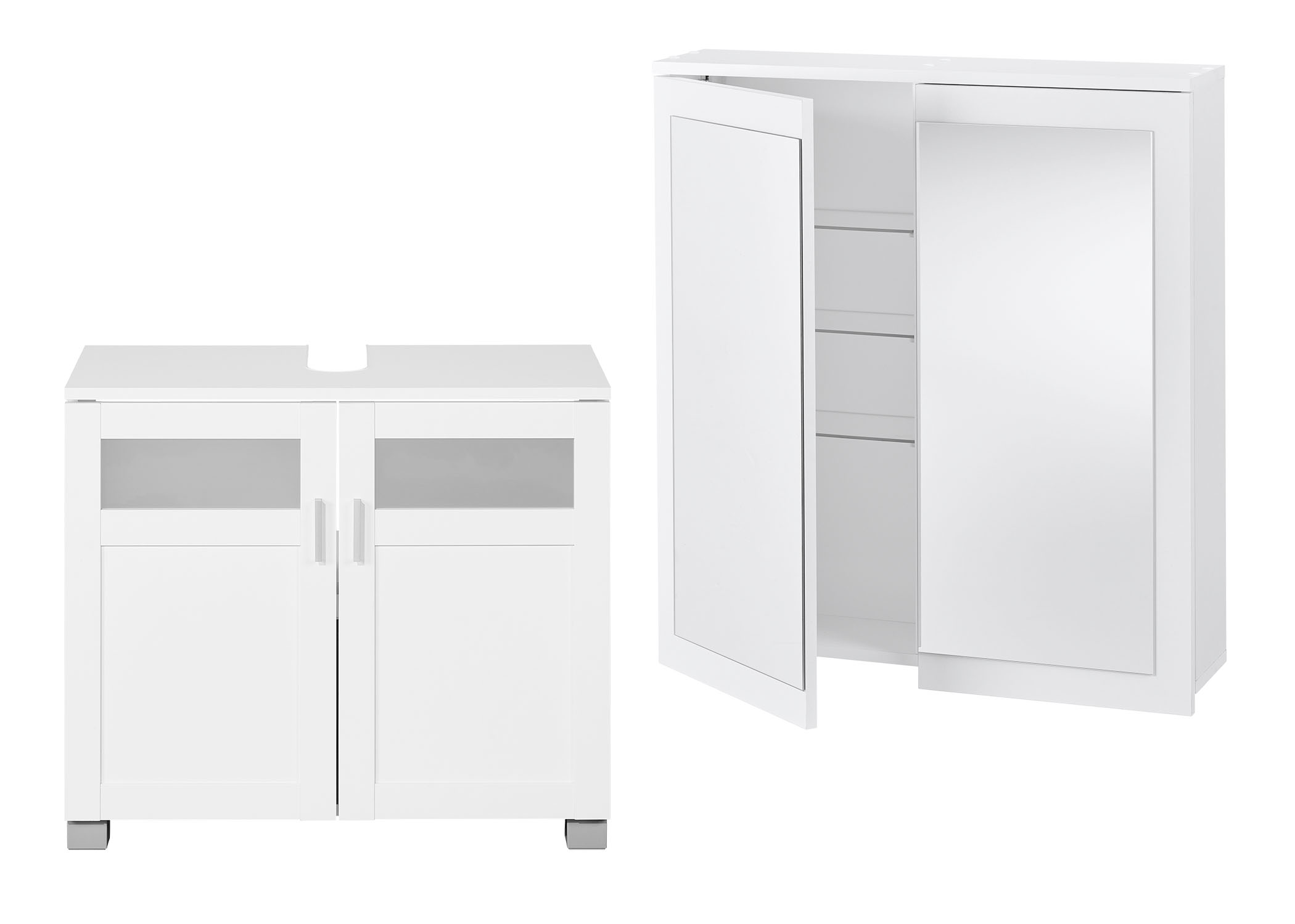 LIVARNO home Onderkast wastafel en spiegelkast Basel