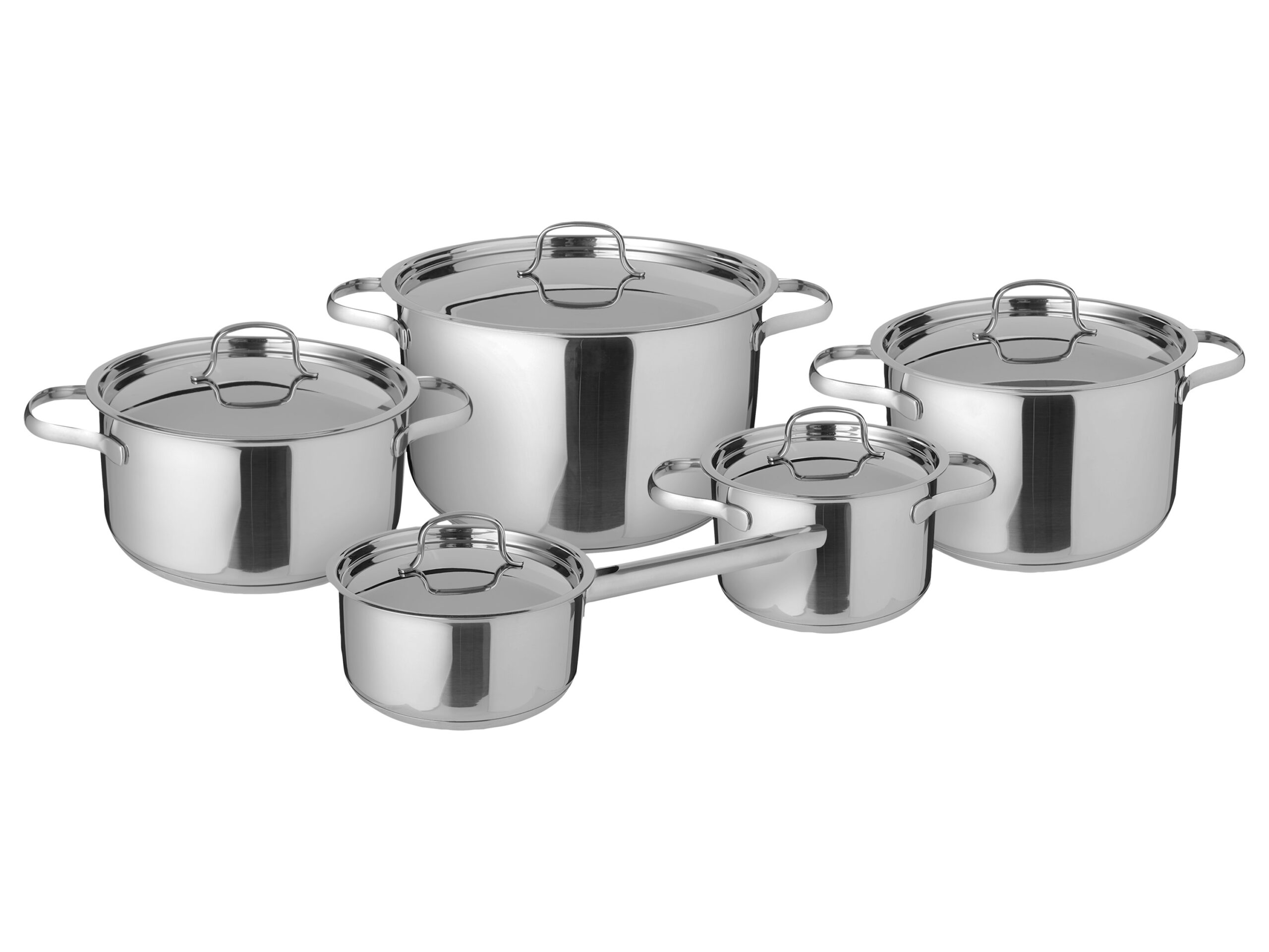 LIVARNO home RVS pannenset (RVS deksel) (4052916470602)