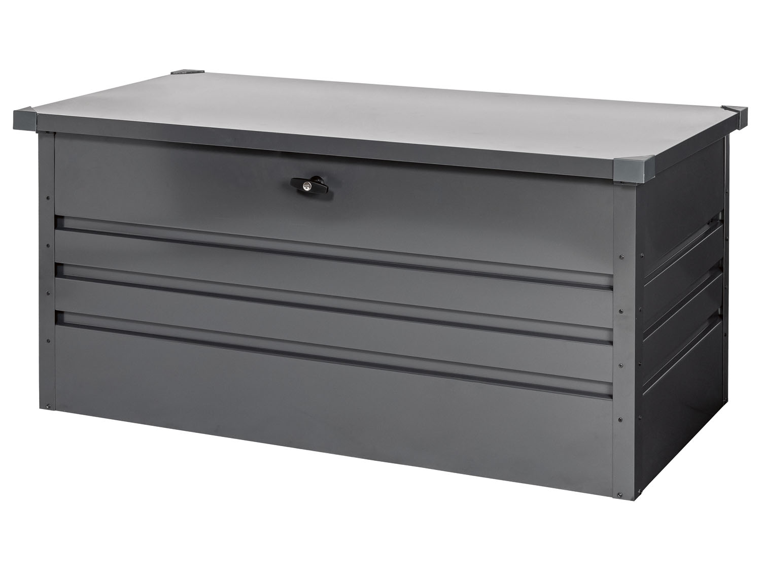 LIVARNO home Tuin opbergbox, metaal, met gasdrukveren (4055334527842)