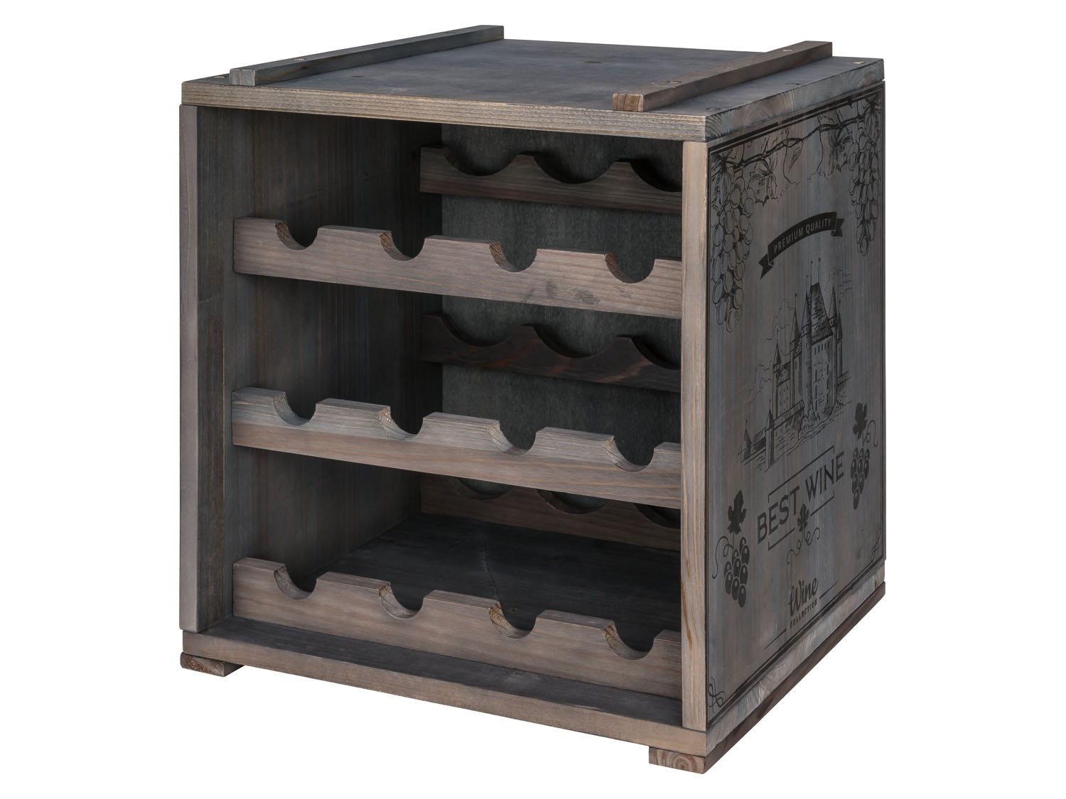 LIVARNO home Wijnrek (Grijs) (4055333013520)