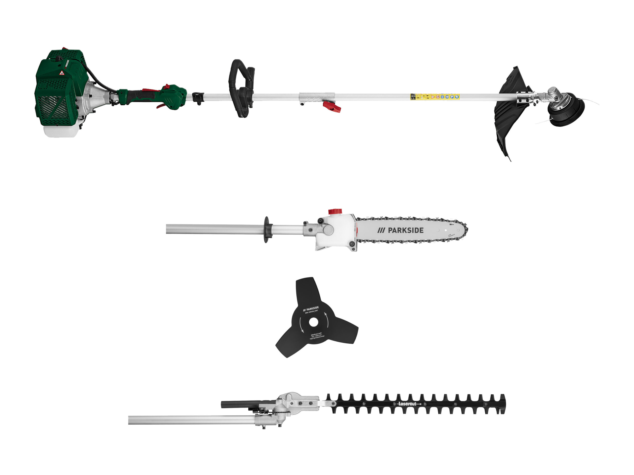 PARKSIDE 4-in-1 benzinecombigereedschap 1,45 kW (4335633024724)