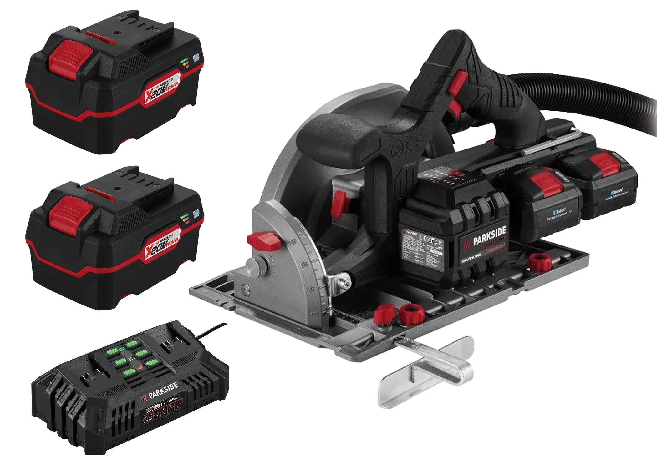 PARKSIDE Accu-cirkelzaag 40 V met 4 Ah accu's en 4,5 A lader