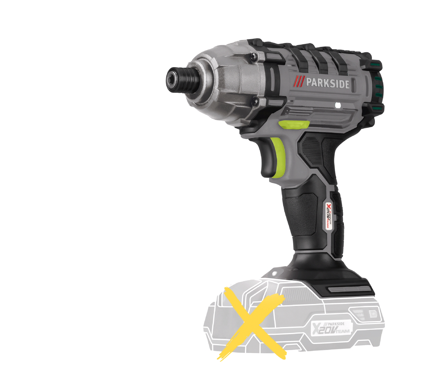 PARKSIDE Accu-draaislagschroefmachine 20V zonder accu (4056233486445)