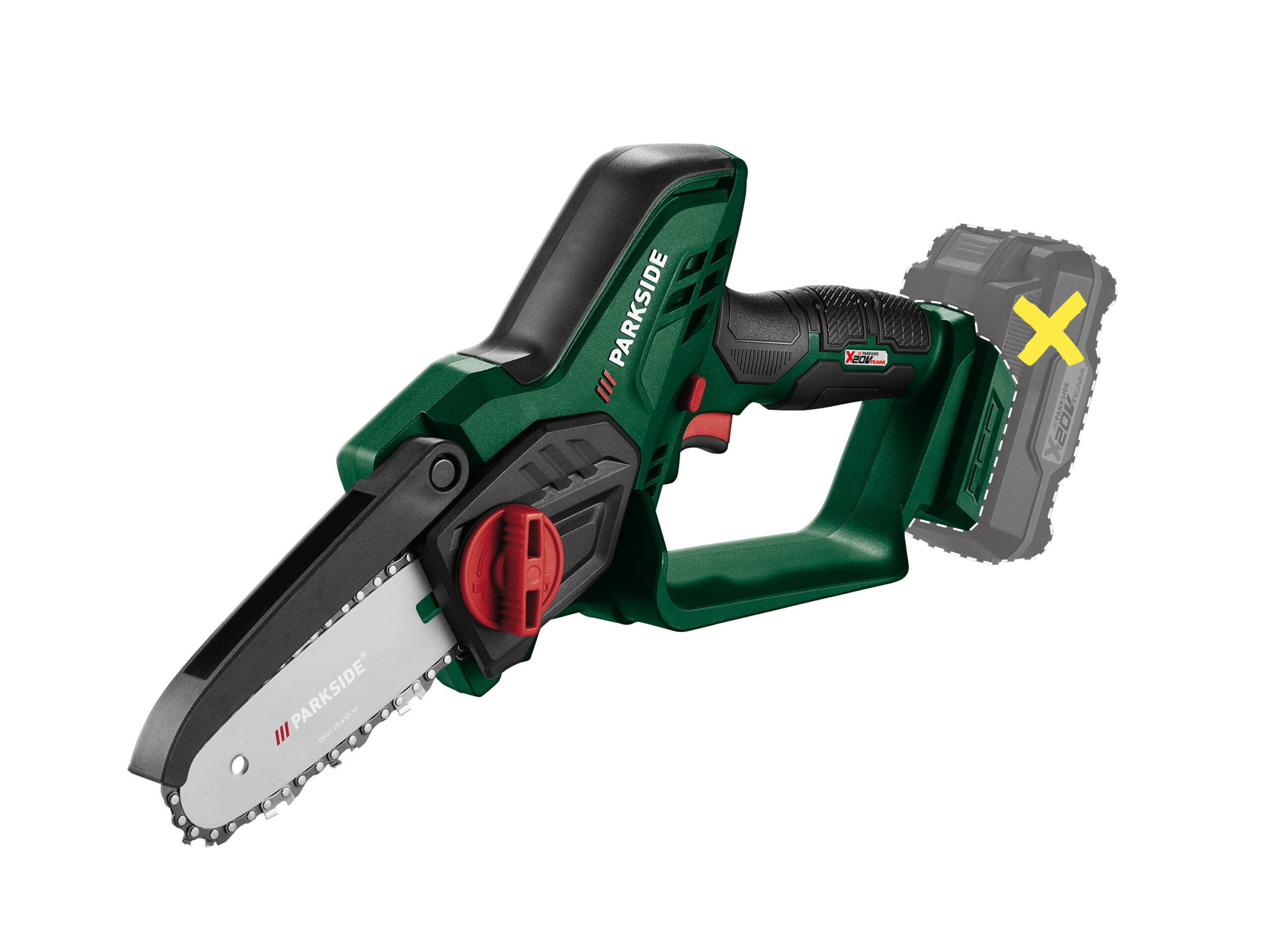 PARKSIDE Accu-houtzaag 20 V zonder accu en lader (4052916107799)