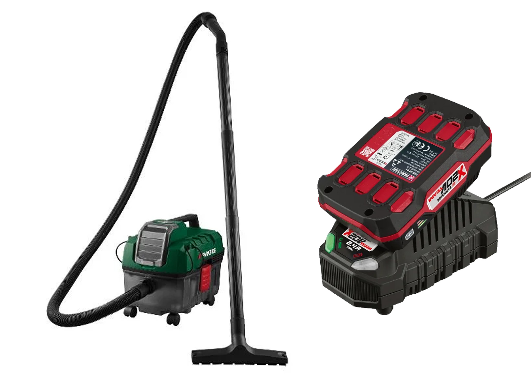 PARKSIDE Accu nat en droog stofzuiger 20 V met accu en lader