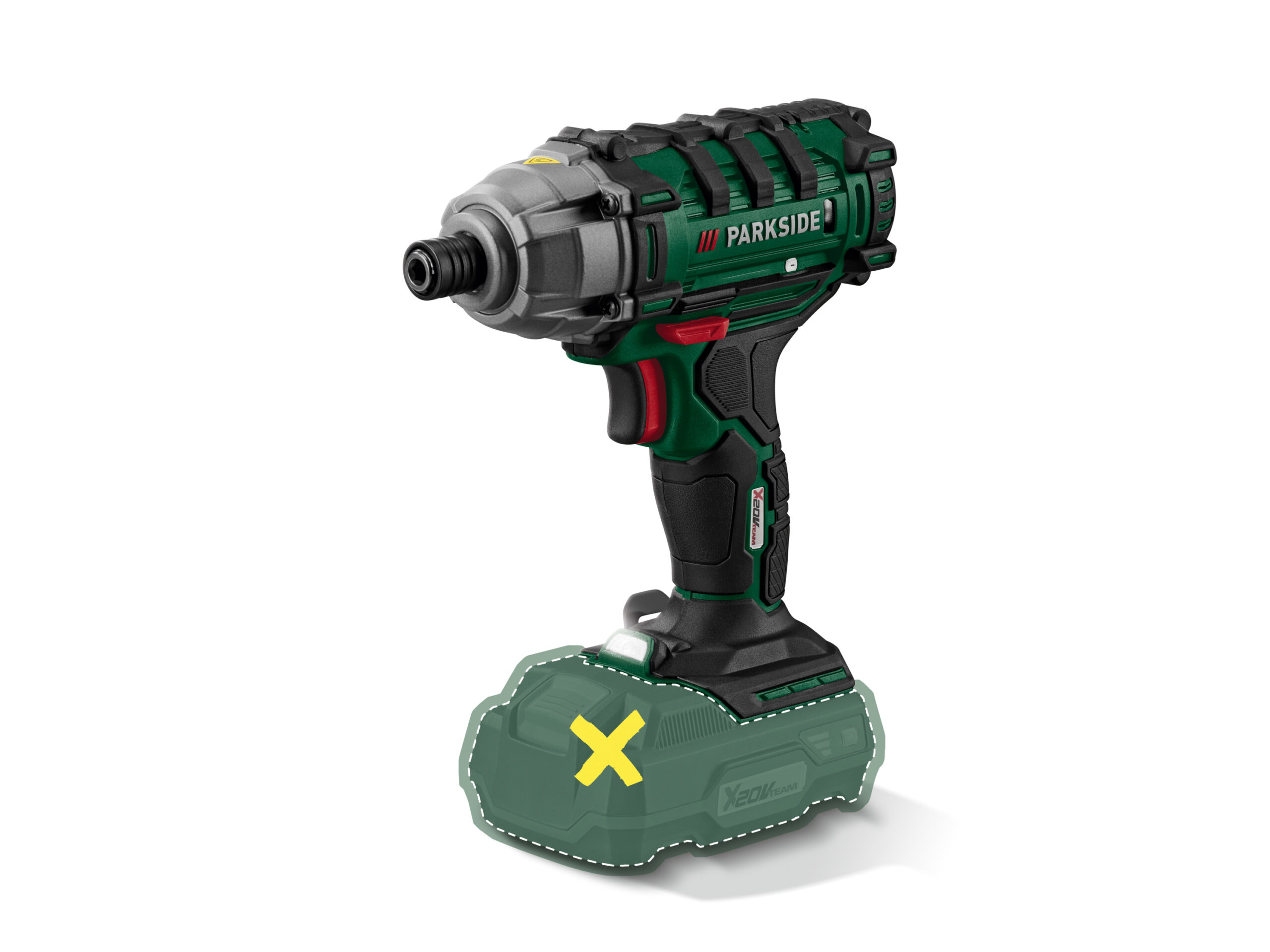 PARKSIDE Accu-slagschroevendraaier 20V zonder accu (4055334962148)