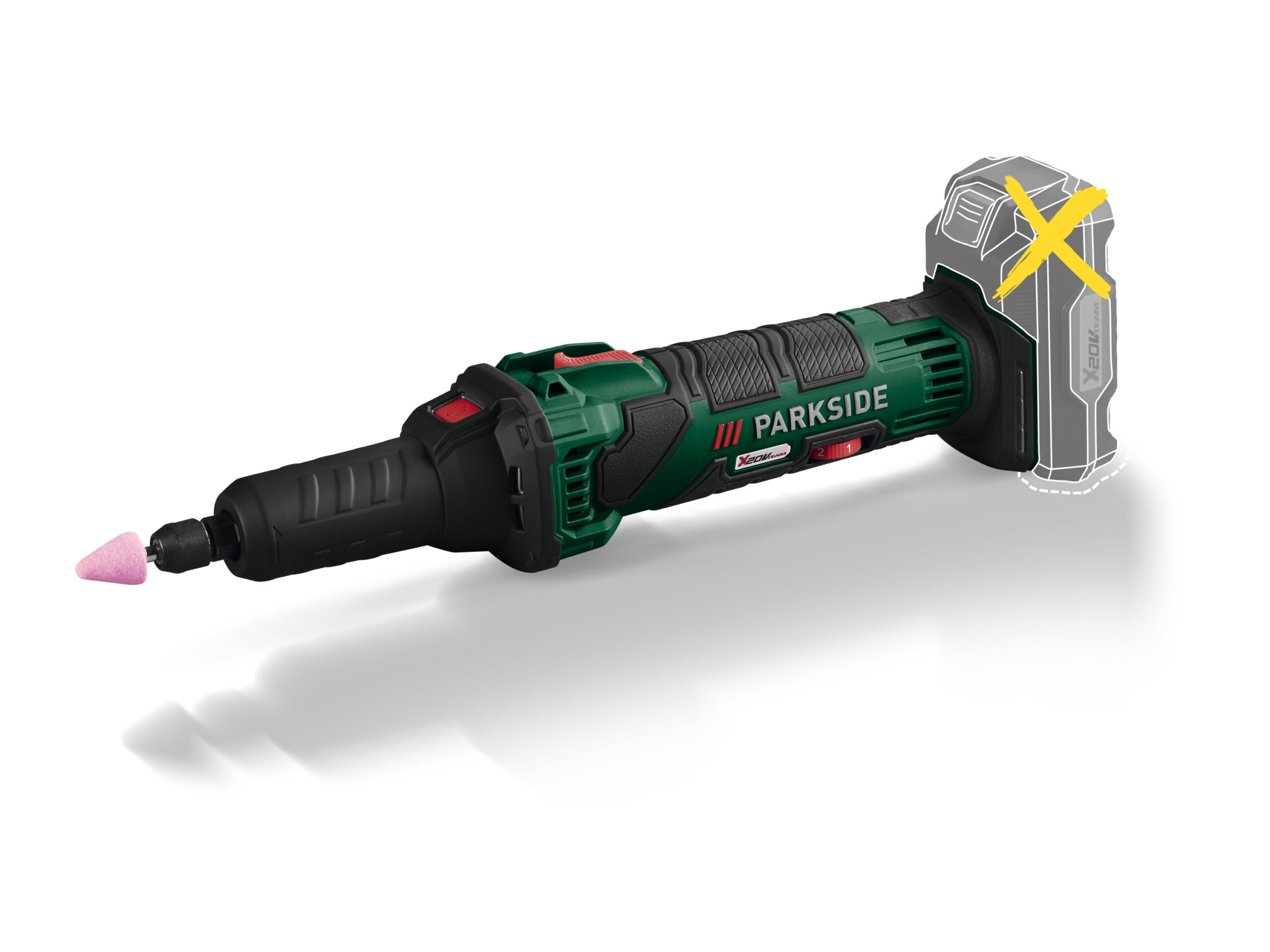 PARKSIDE Accu-slijpmachine 20 V zonder accu en lader (4055333078789)