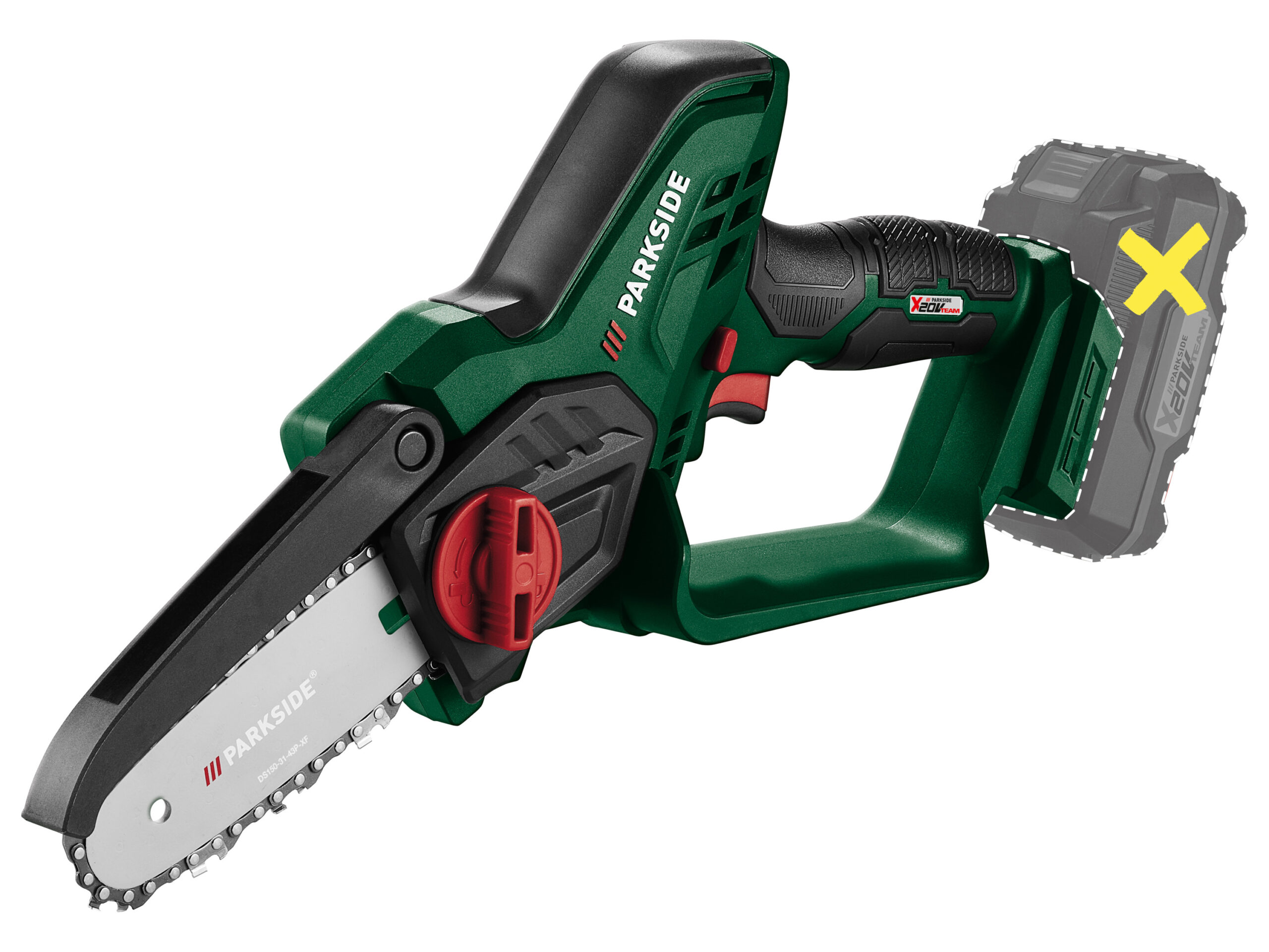 PARKSIDE Accu-takkenzaag 20 V zonder accu en lader (4052916511732)