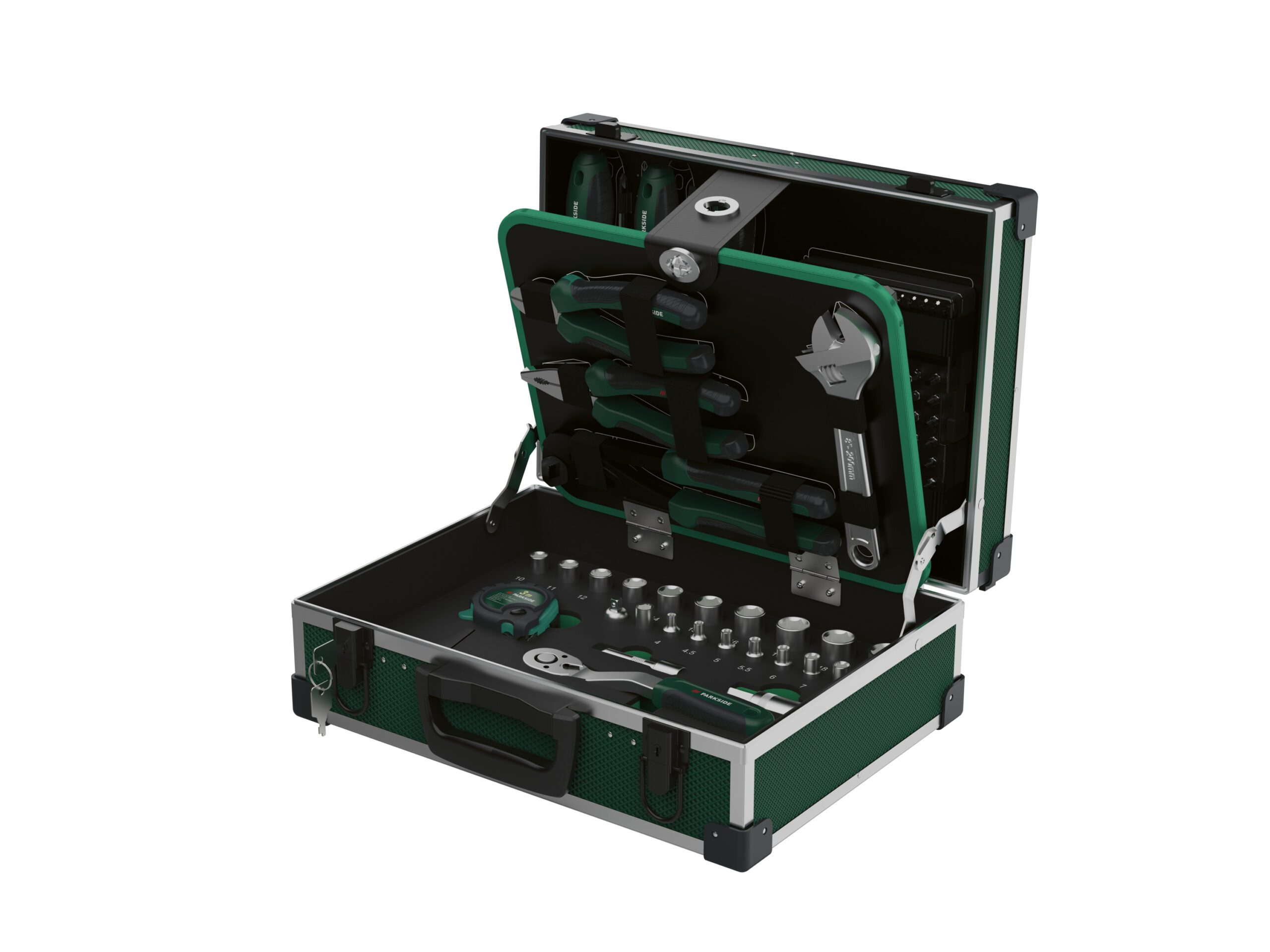 PARKSIDE Gereedschapskoffer 108-delig (4052916117170)