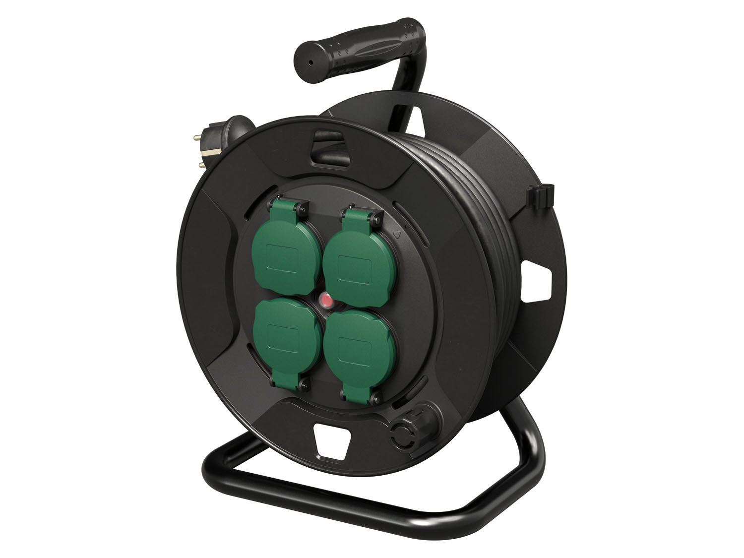 PARKSIDE Kabelhaspel (Haspel met 4 stopcontacten) (4055334564946)