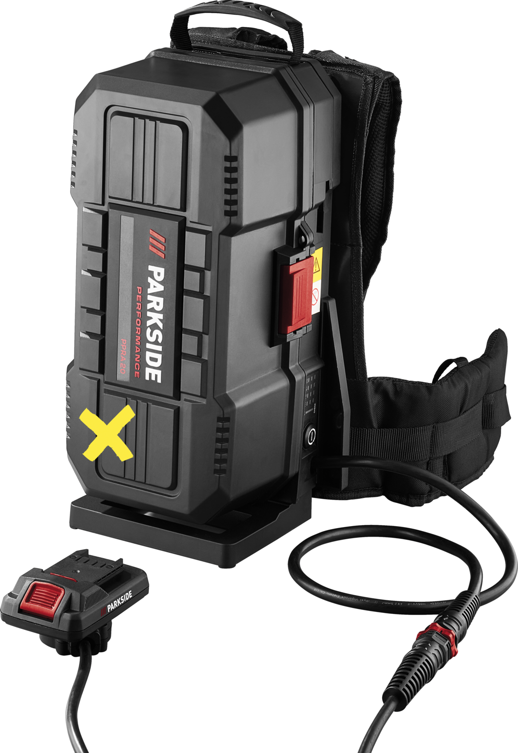 PARKSIDE PERFORMANCE Ruggedragen accu-station 20 V of 40 V (4054599122212)