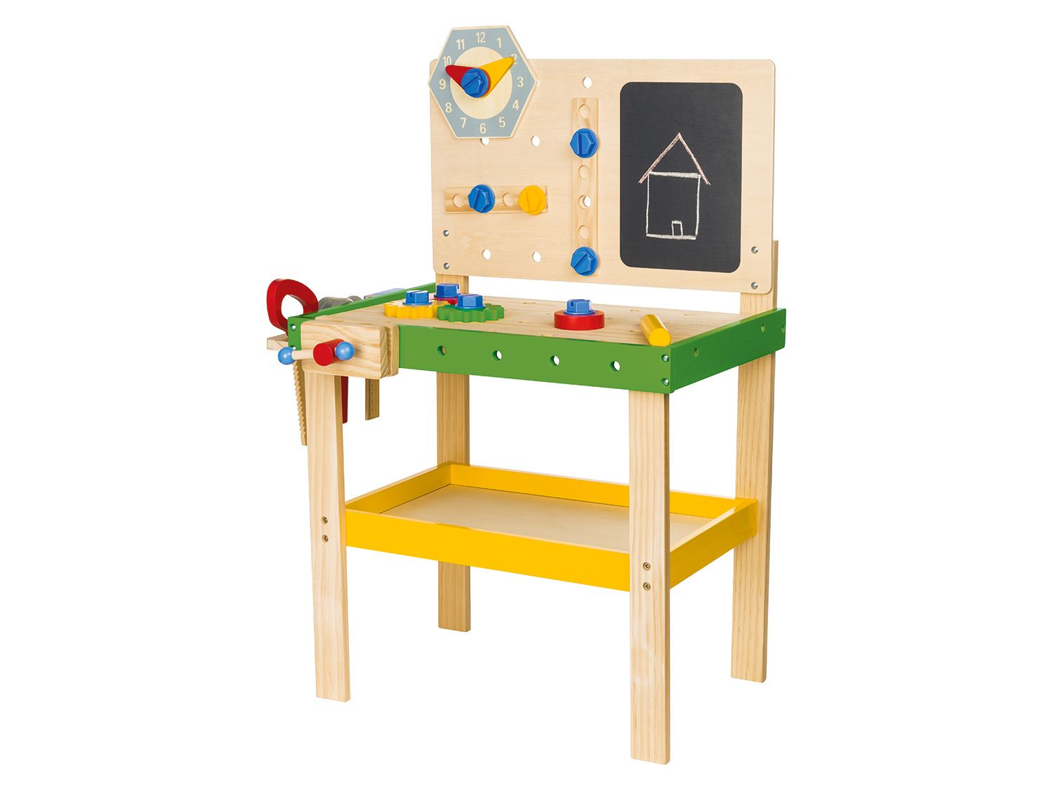 Playtive JUNIOR Houten werkbank of schoonmaakwagen (Werkbank) (4056232667487)