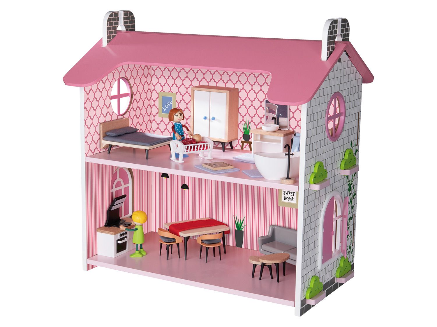 Playtive JUNIOR Poppenhuis set (4056232664011)