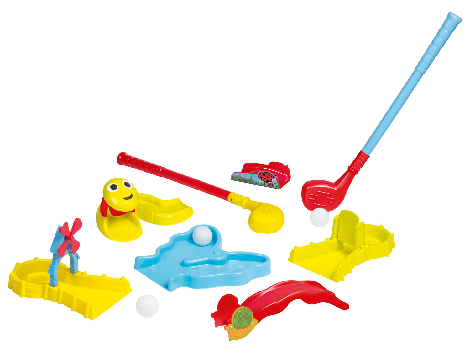 Playtive Outdoor midgetgolf, met 6 hindernissen (4052916078556)