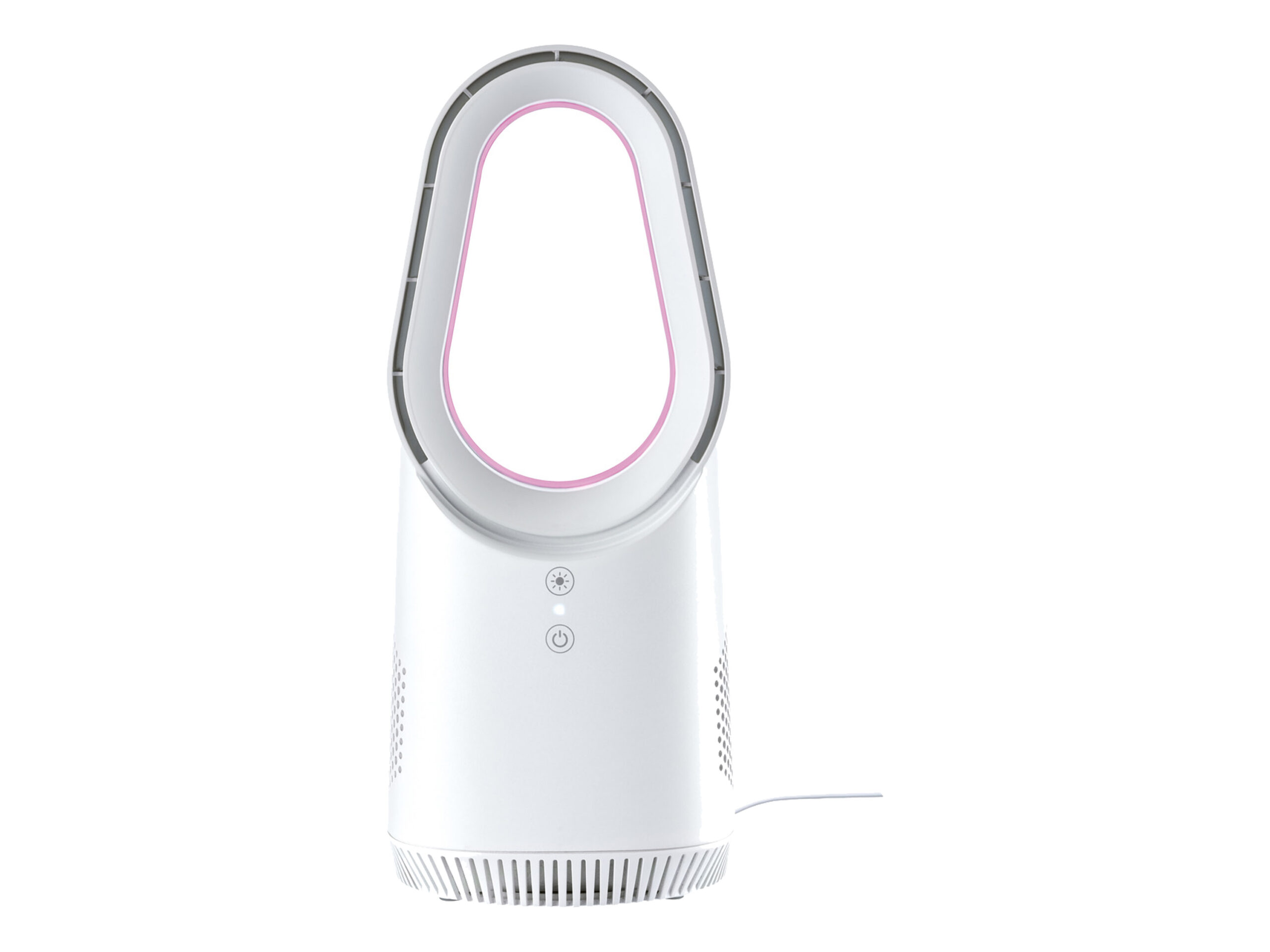 SILVERCREST Bladloze tafelventilator met LED (Wit) (4052916450246)