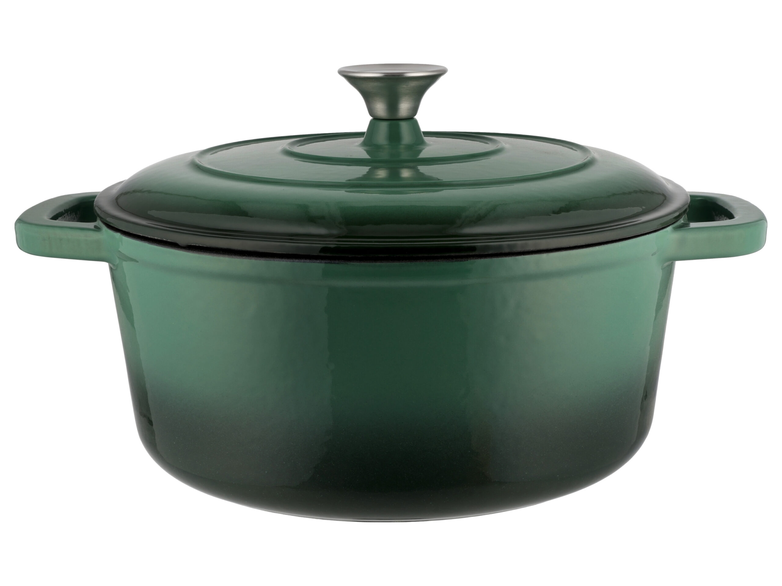 SILVERCREST Gietijzeren pan 28 cm 5,6 L (Groen) (4052916658840)