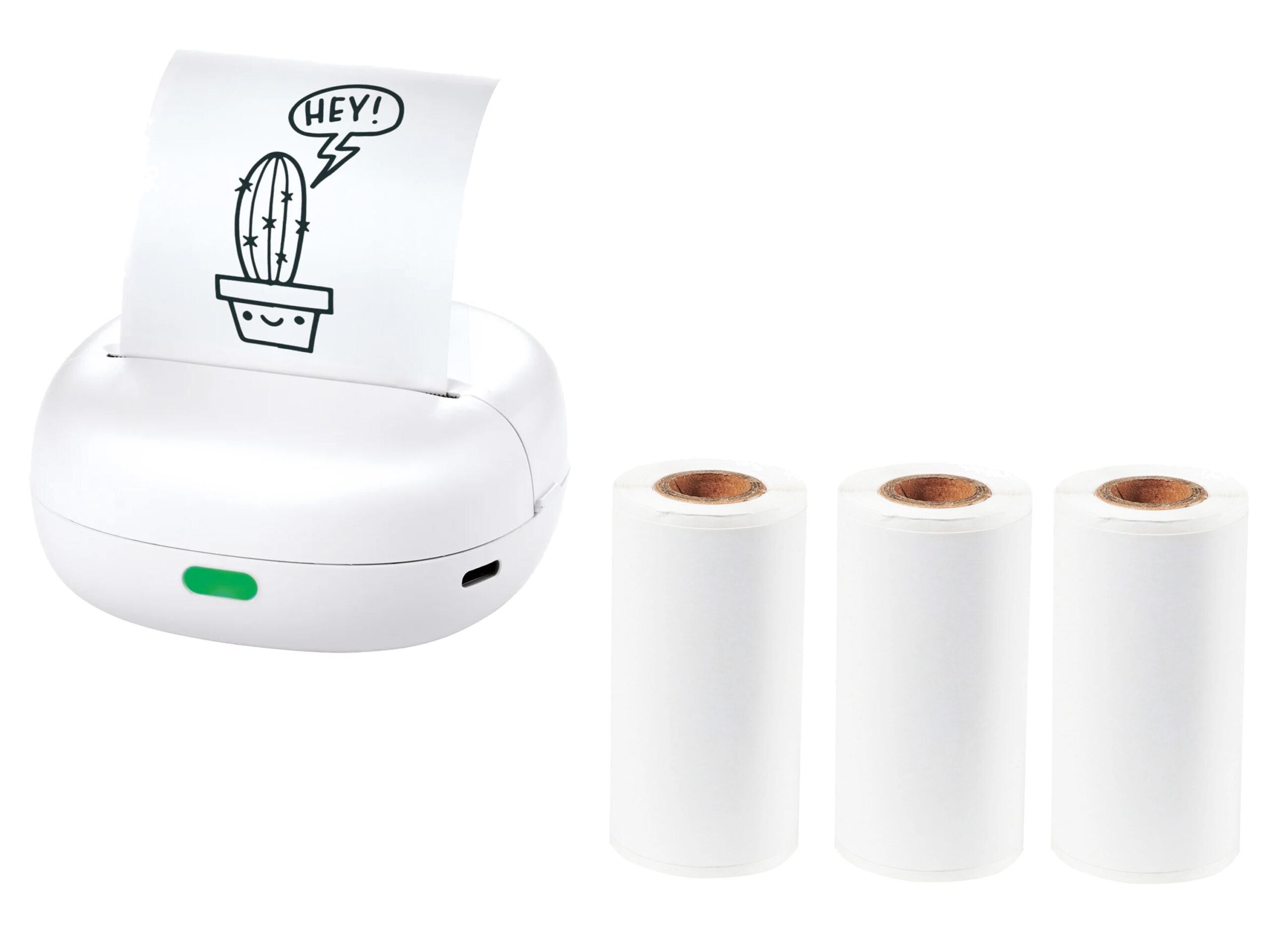 SILVERCREST Mini printer met 3 rollen printpapier