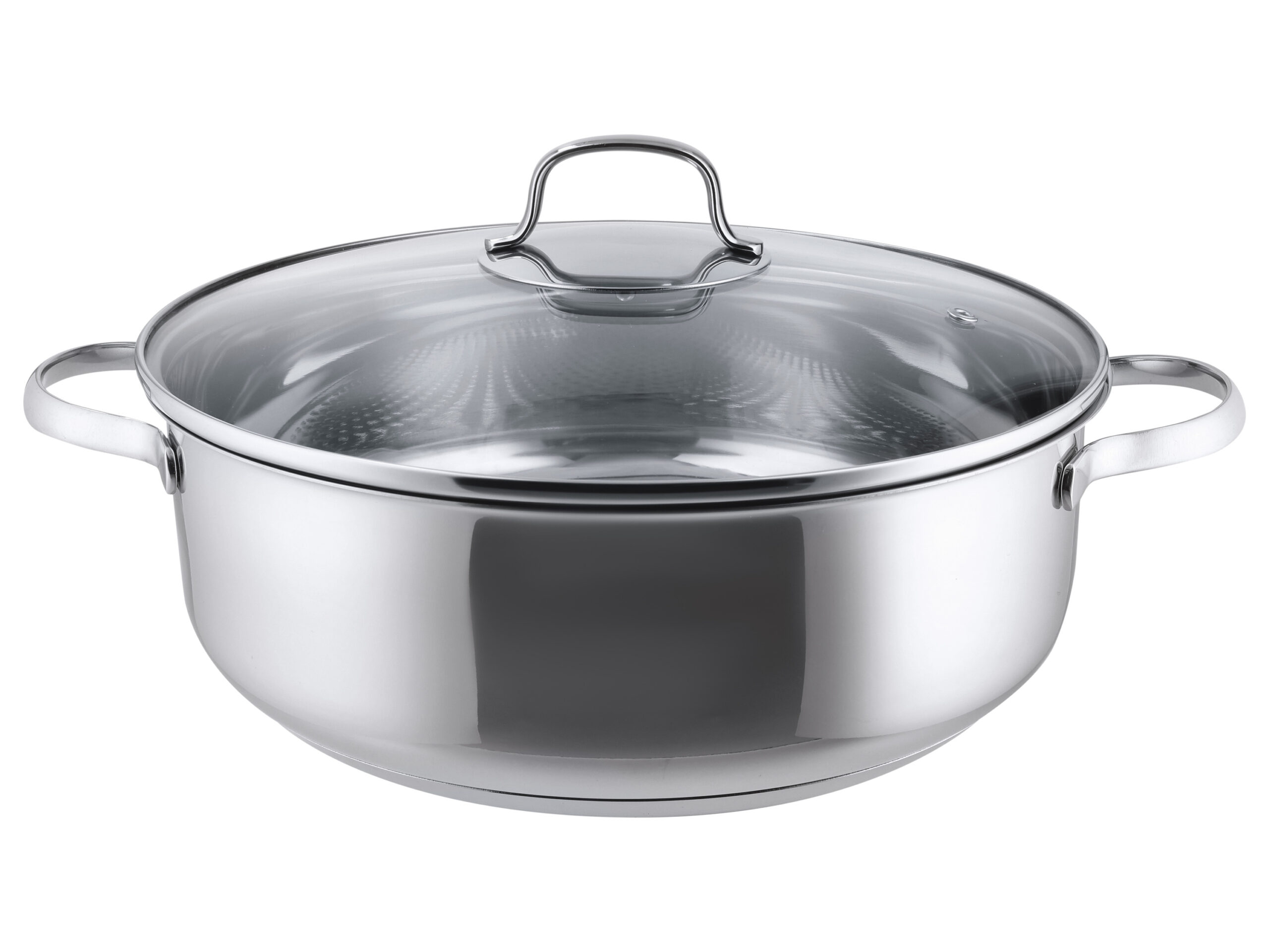SILVERCREST Rvs braadpan 28 cm (Gecoat) (4054599223070)