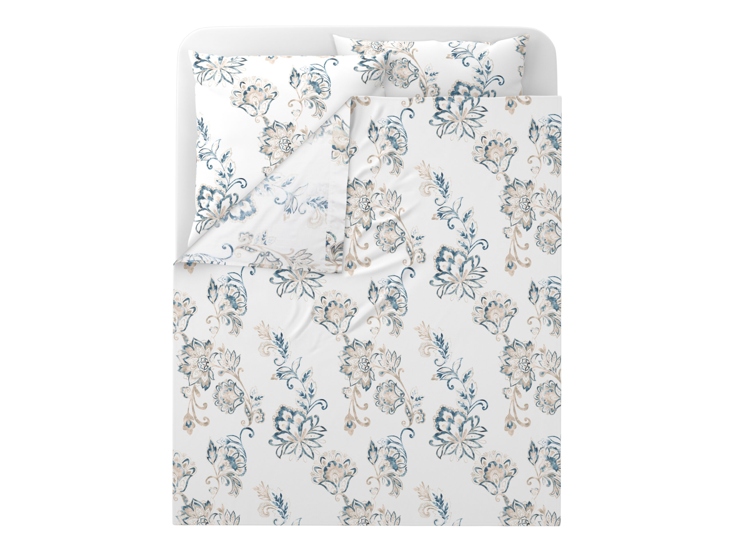 LIVARNO Satijnen dekbedovertrekset 240 x 220 cm (Wit) (4054599236544)