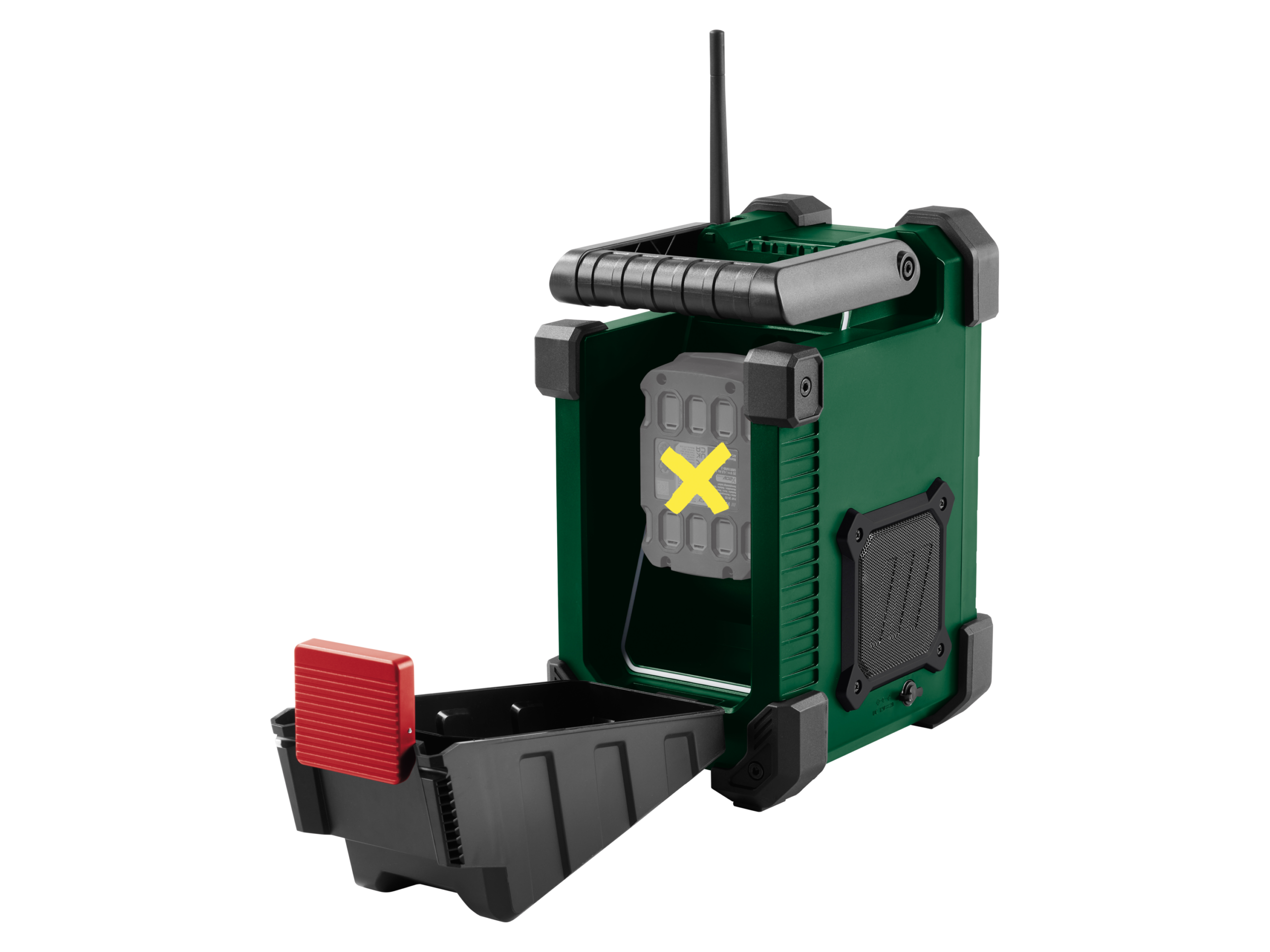 PARKSIDE Accu-bouwradio 20V set met 4Ah accu en 4,5A lader