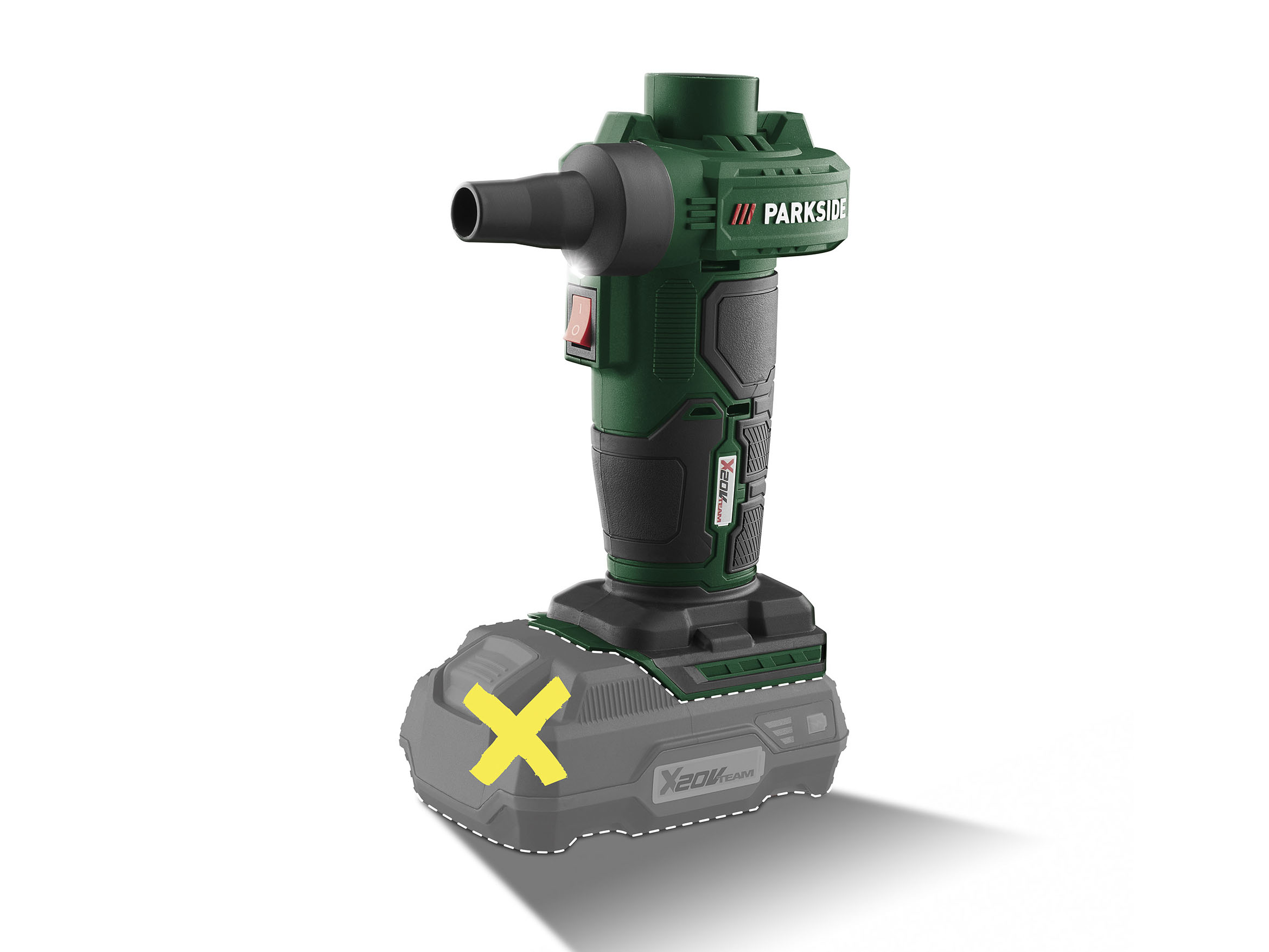 PARKSIDE Accu-luchtpomp/compressor 20 V set met 4 Ah accu en 4,5 A lader