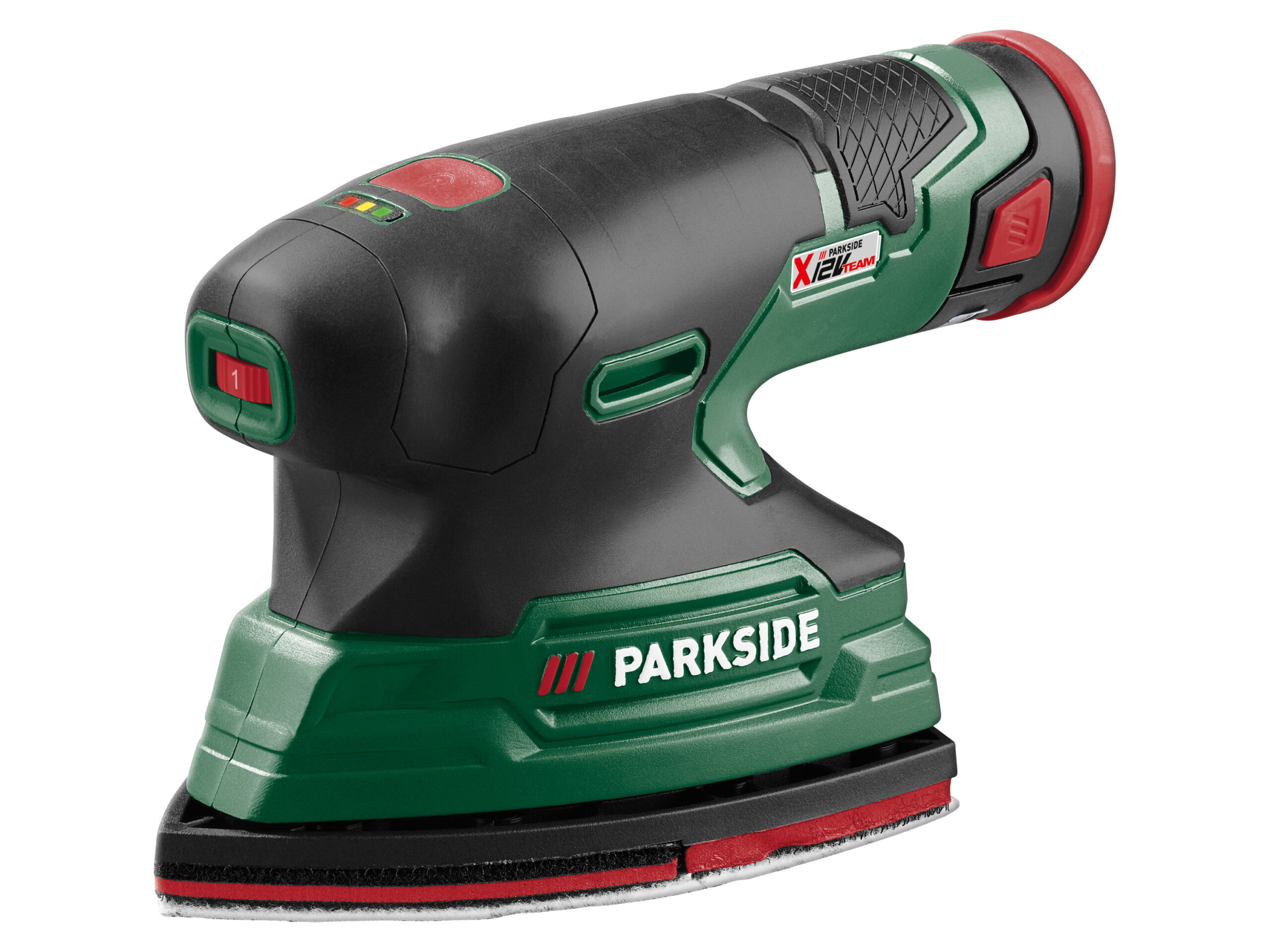 PARKSIDE Accu-schuurmachine 12 V met accu en lader (4054599212500)