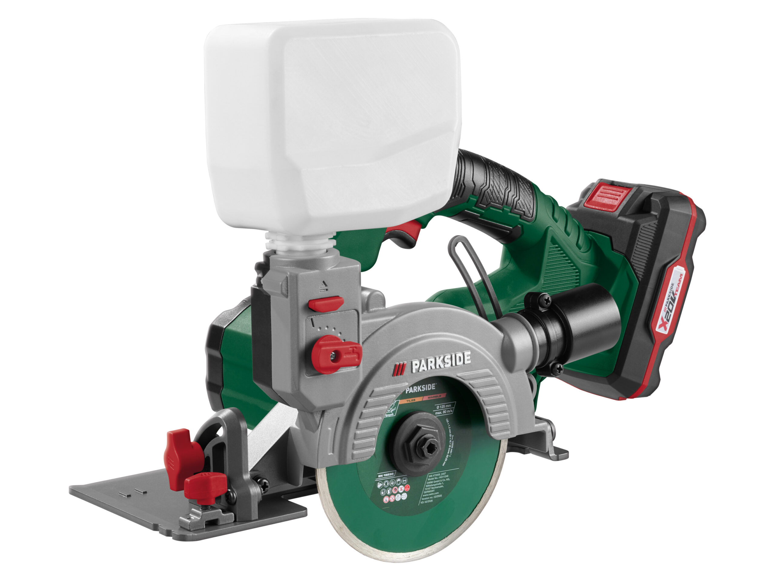 PARKSIDE Accu-tegelzaag 20 V met accu en lader (4054599129969)