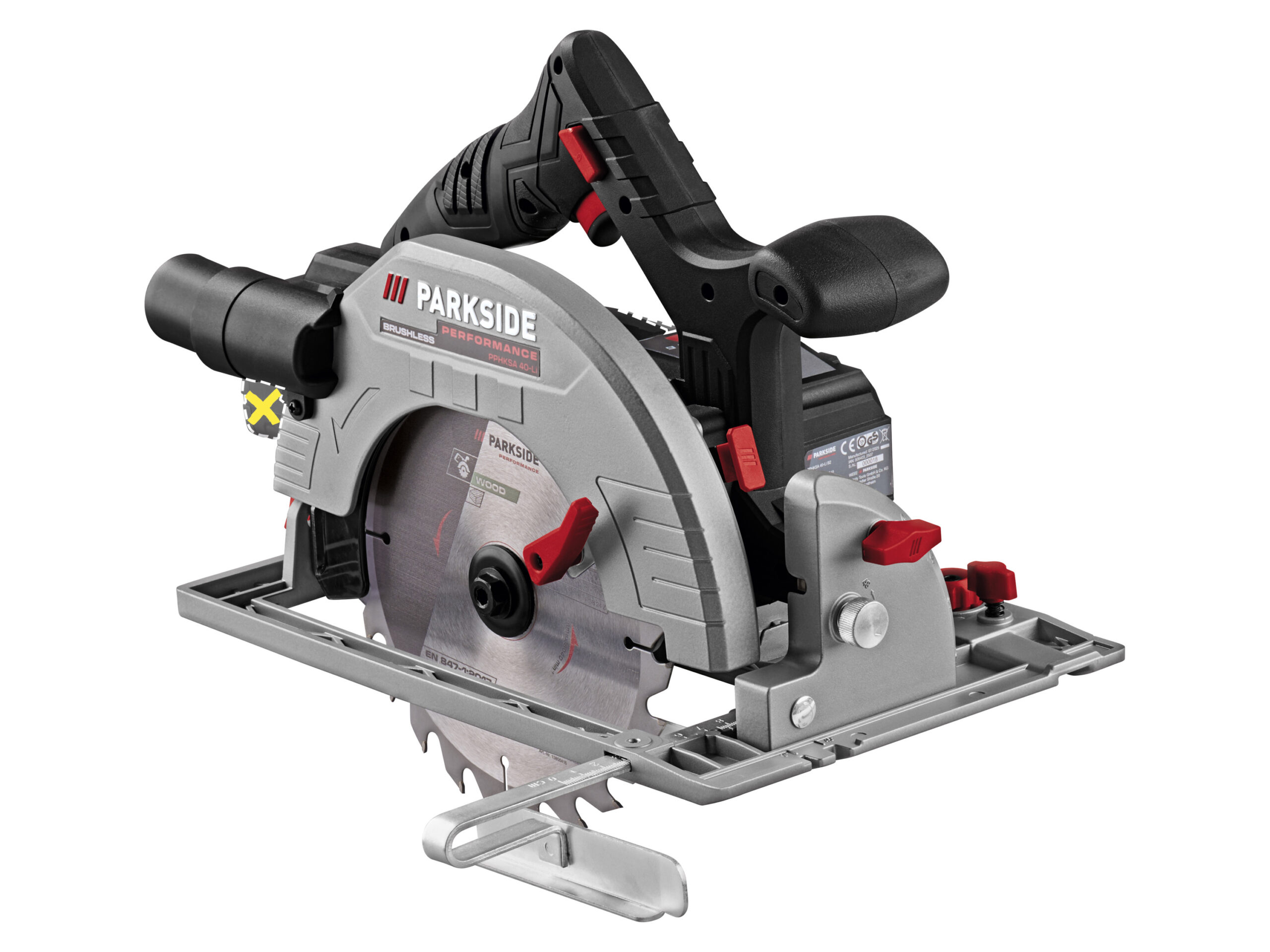 PARKSIDE PERFORMANCE Accu-handcirkelzaag 40 V zonder accu's en lader (4054599128641)