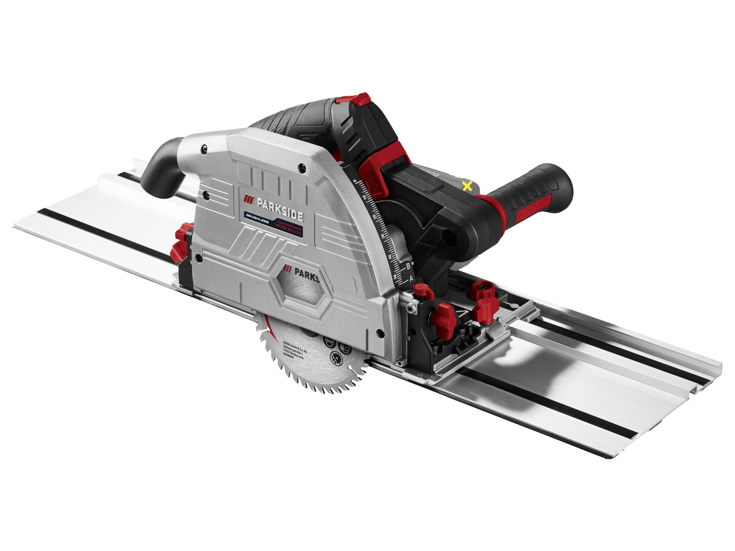 PARKSIDE PERFORMANCE Accu-invalzaag 20 V zonder accu en oplader (4052916855041)