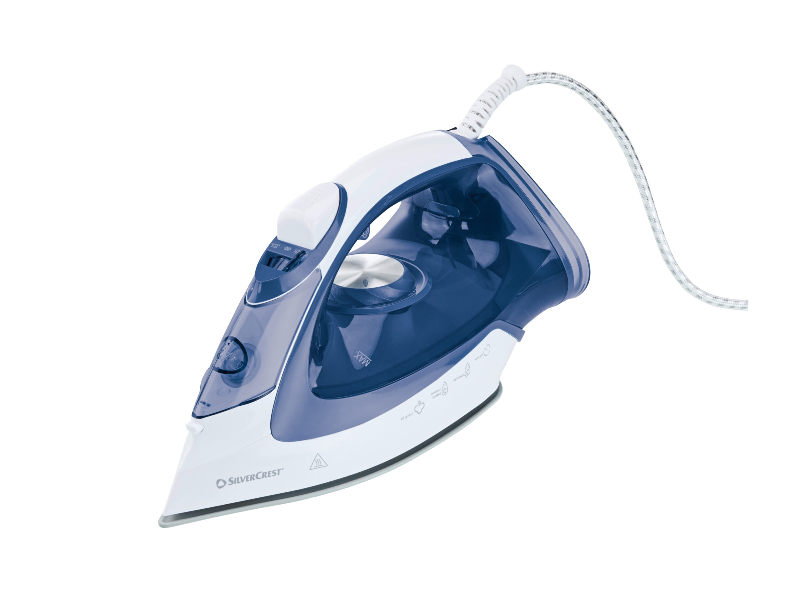 SILVERCREST Stoomstrijkijzer (Blauw) (4054599125756)