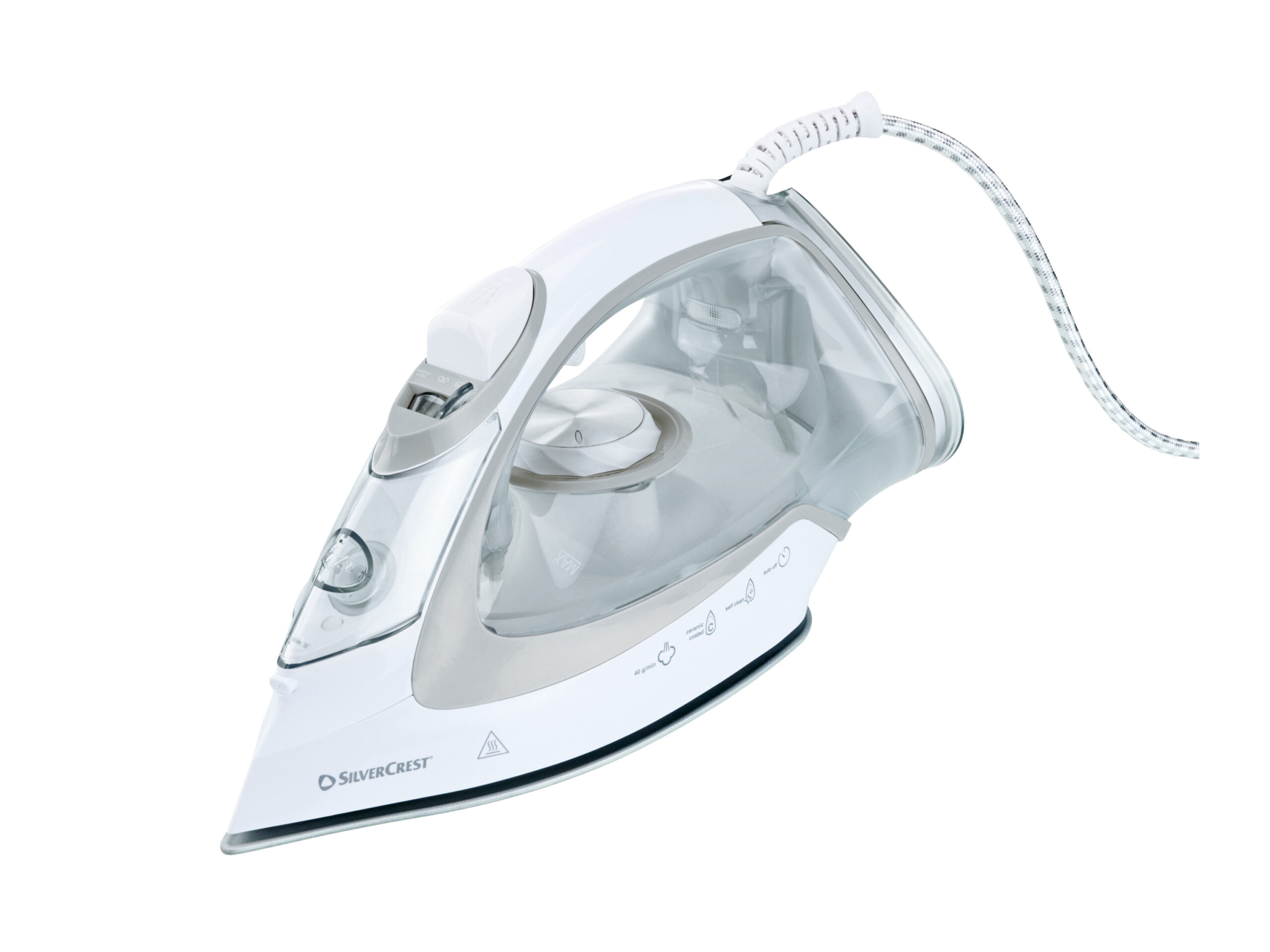 SILVERCREST Stoomstrijkijzer (Lichtgrijs) (4054599125732)