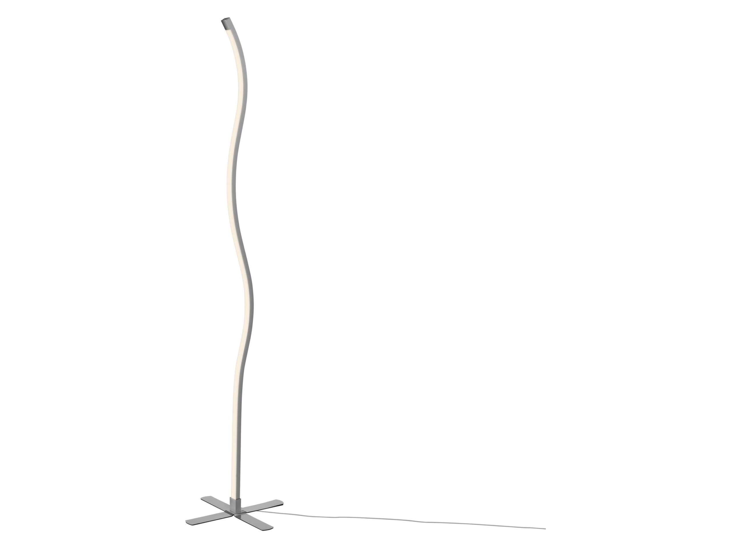 LIVARNO Staande LED-lamp (Golvend nikkel mat) (4054599118307)
