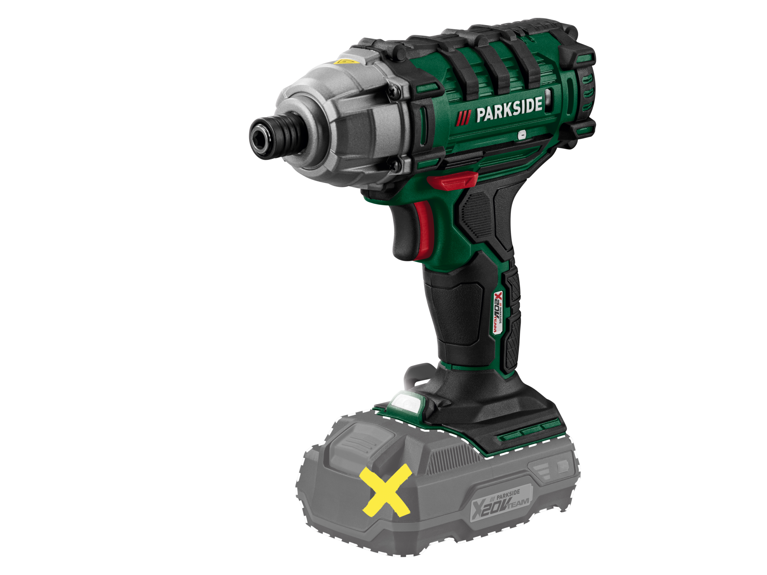 PARKSIDE Accu-slagmoersleutel 20V Set met 2Ah Accu & 2,4A Lader