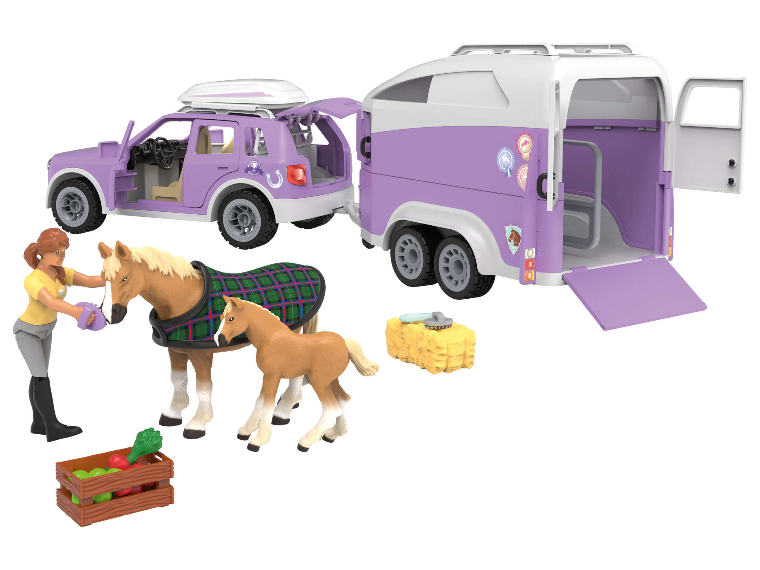 Playtive Dierenvoertuigen (SUV met paardentrailer) (4058143001886)