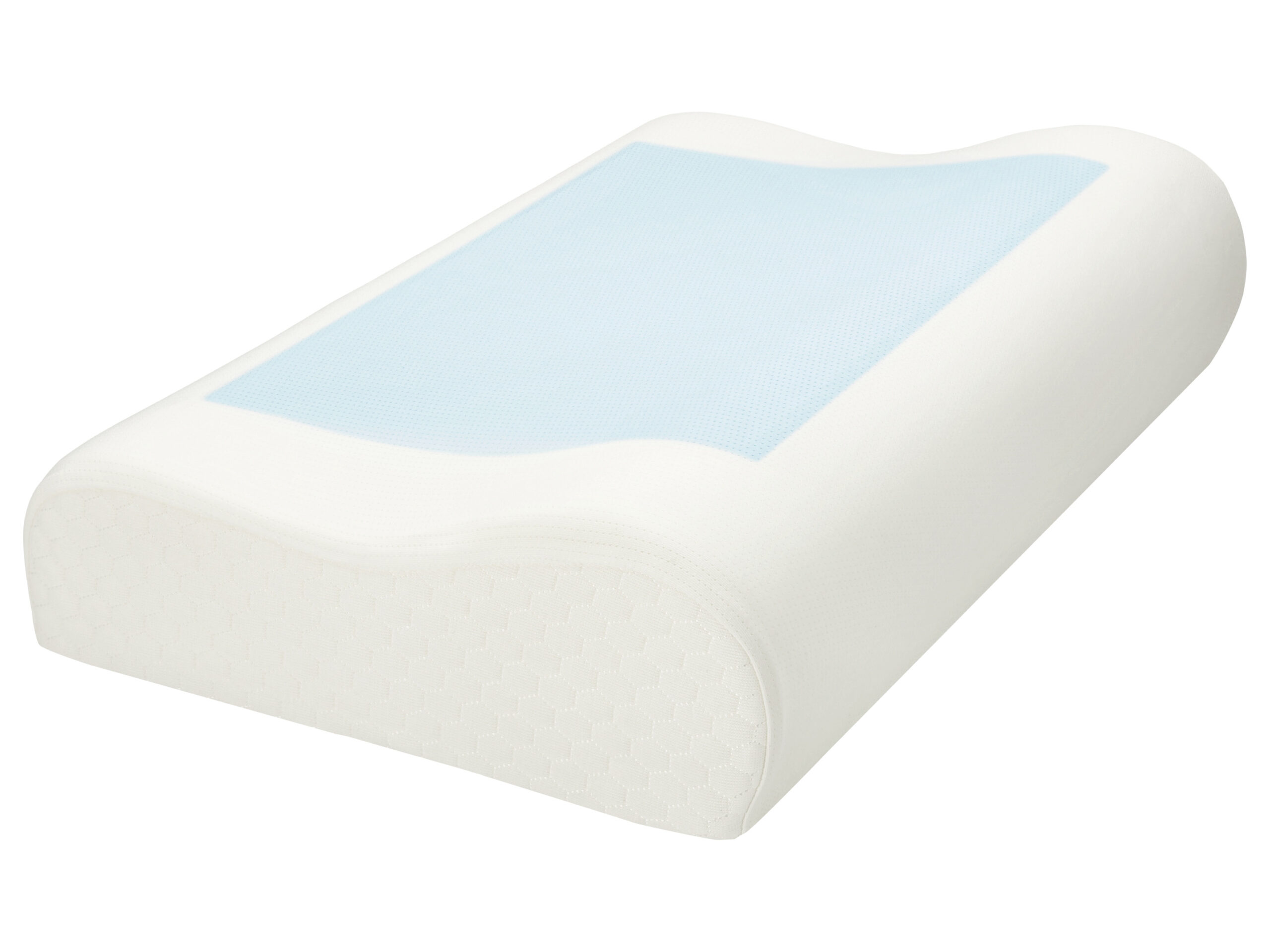 LIVARNO Ergonomisch nekkussen met gel 48 x 30 cm - memory-foam (4054599397382)