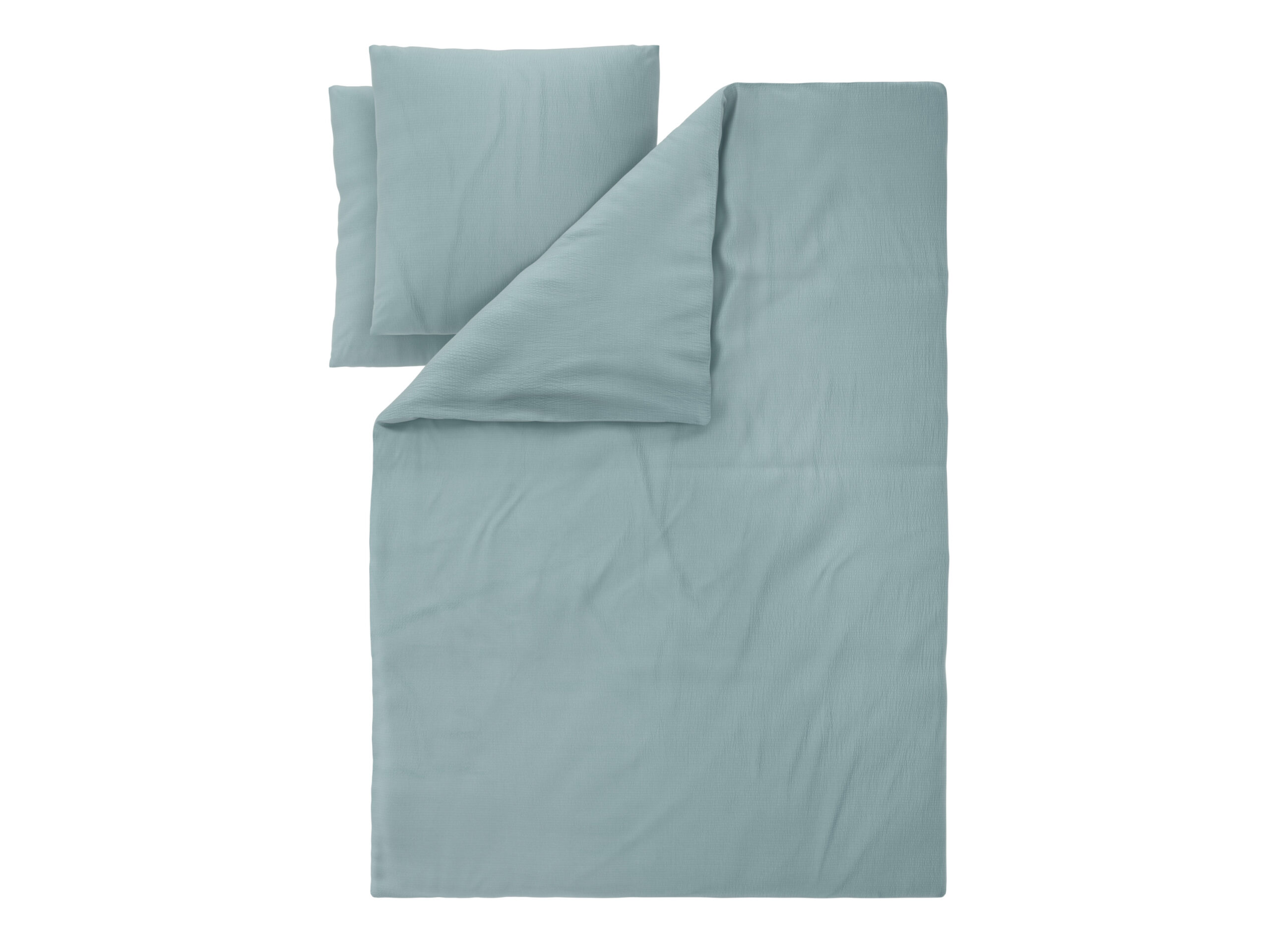 LIVARNO Seersucker dekbedovertrek 240 x 220 cm (Mint) (4054599260952)