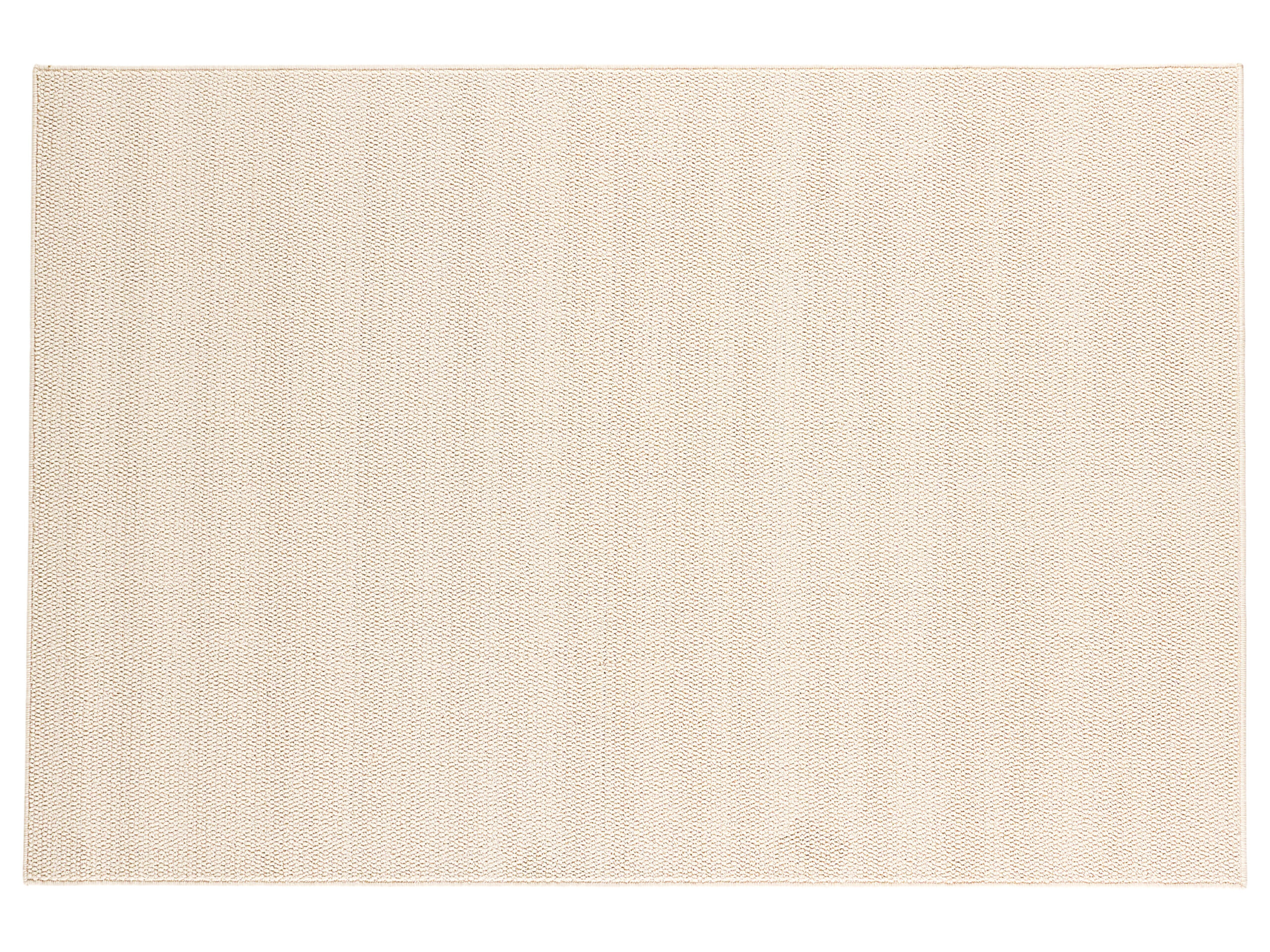 LIVARNO Vloerkleed 115 x 180 cm - laagpolig - geschikt voor vloerverwarming (Beige) (4054599368160)