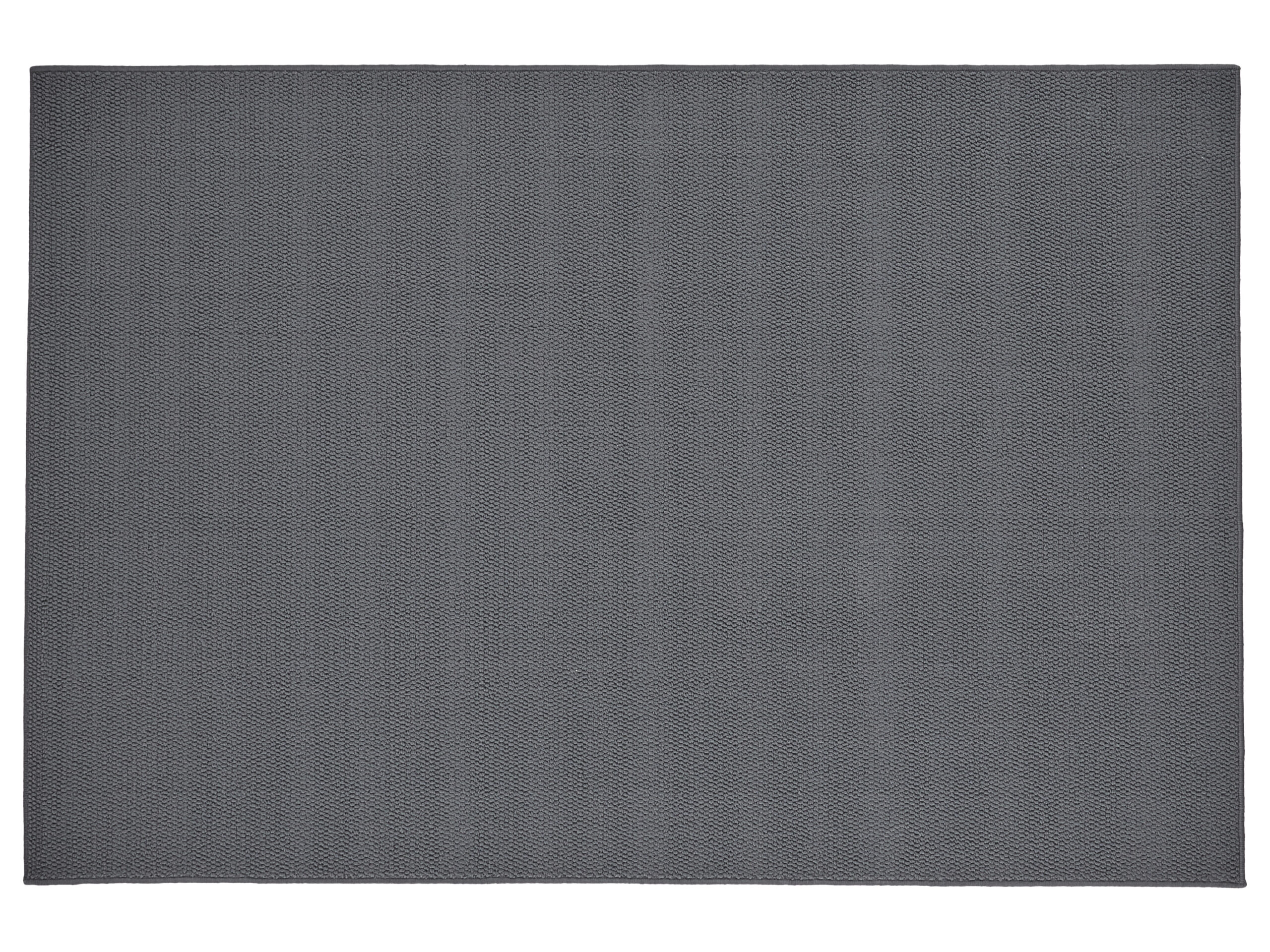 LIVARNO Vloerkleed 115 x 180 cm - laagpolig - geschikt voor vloerverwarming (Grijs) (4054599368177)