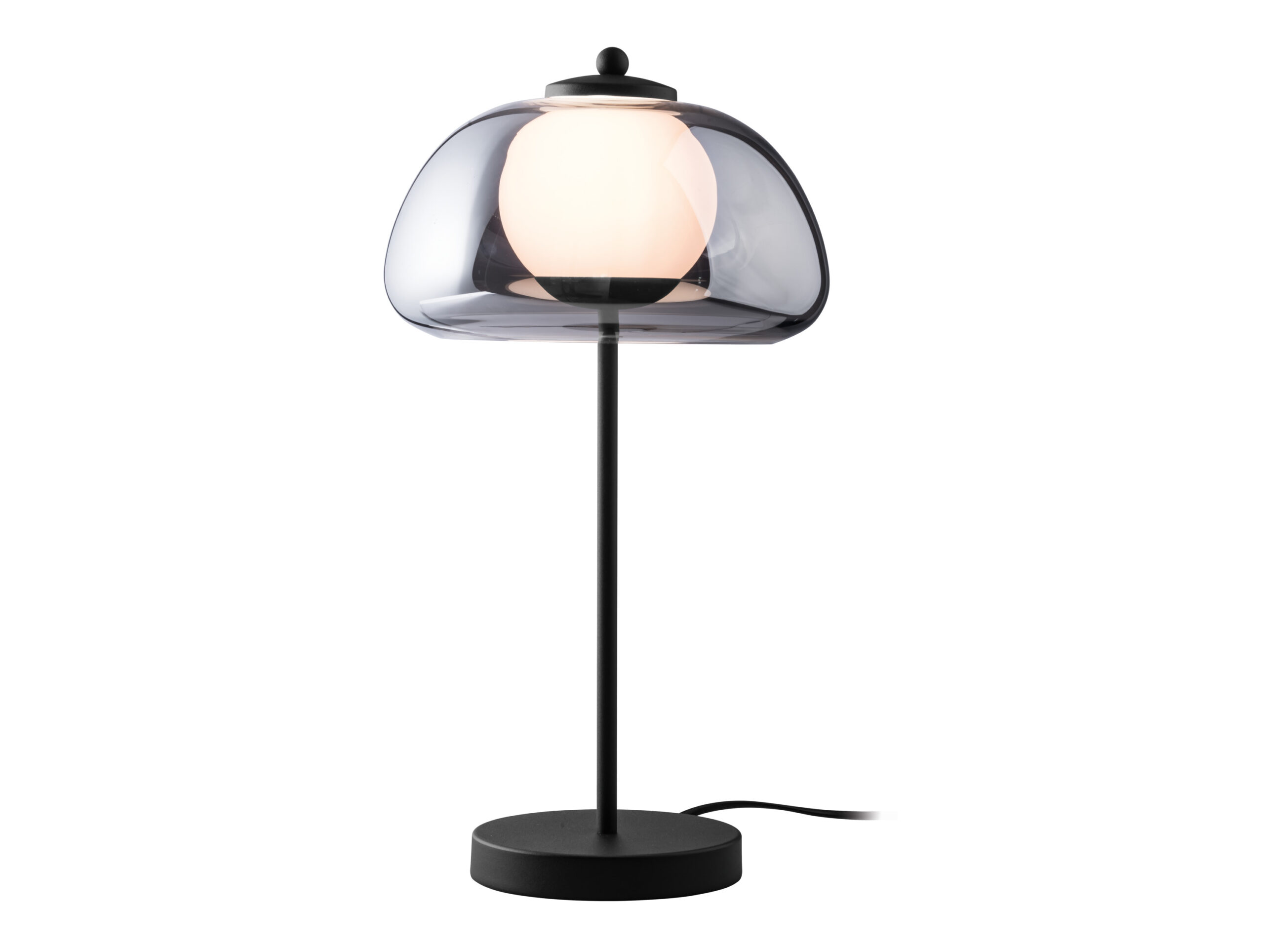 LIVARNO home LED-tafellamp (Grijs glas) (4052916549254)