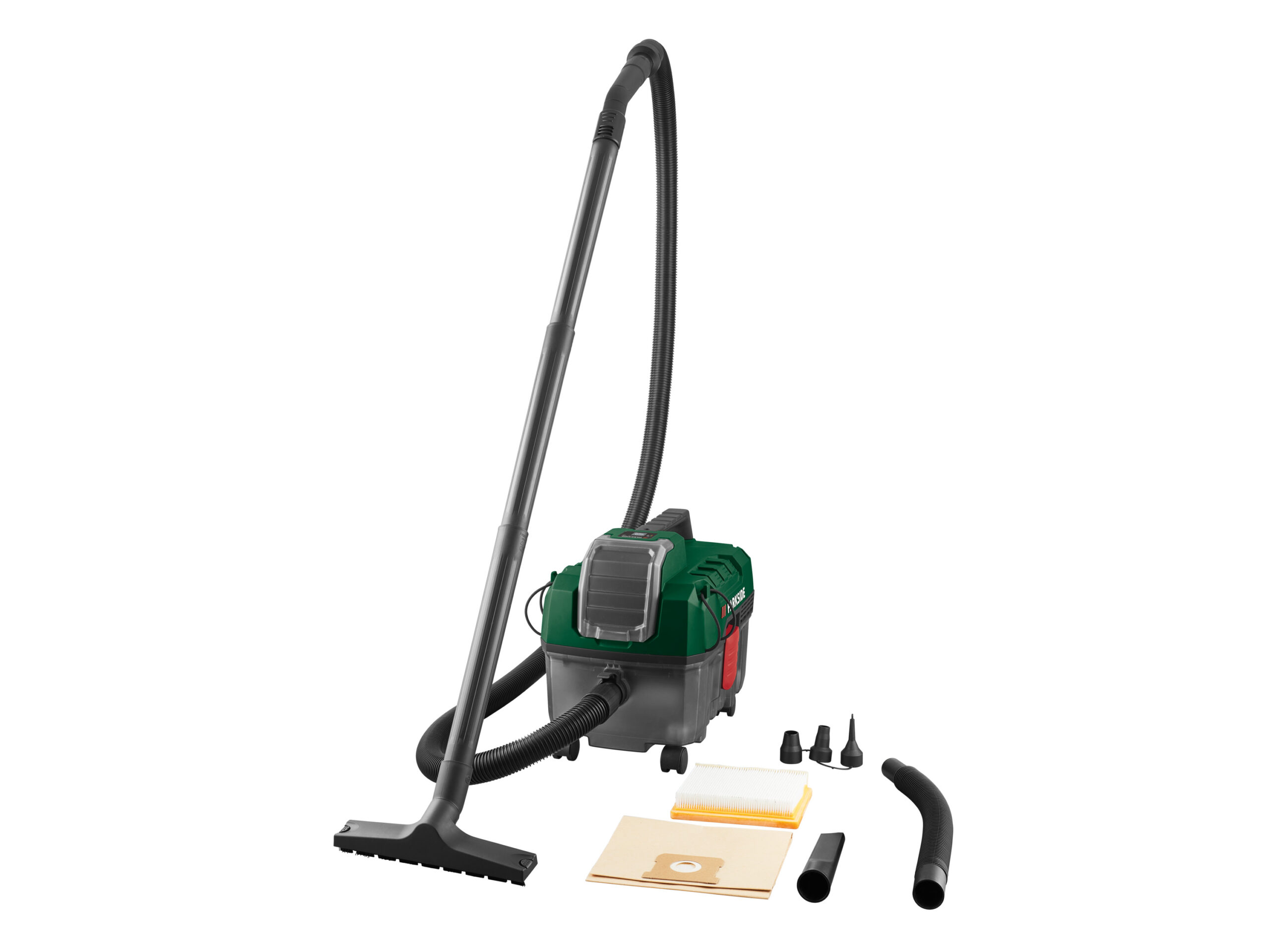 PARKSIDE Accu-nat en droog stofzuiger 20 V zonder accu en lader (4054599121710)