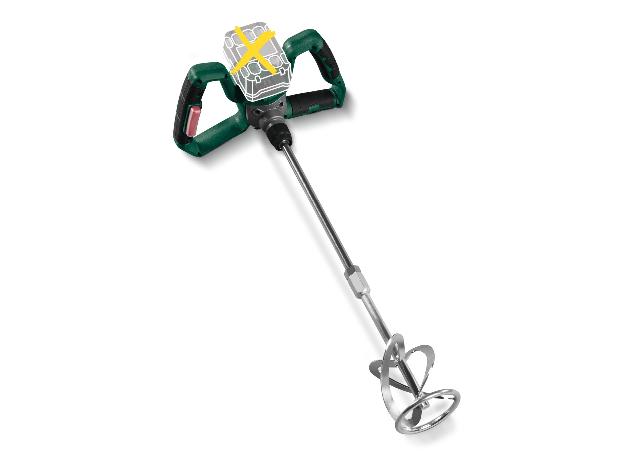 PARKSIDE Accu-verf-/betonmixer 20V zonder accu (4055334581608)