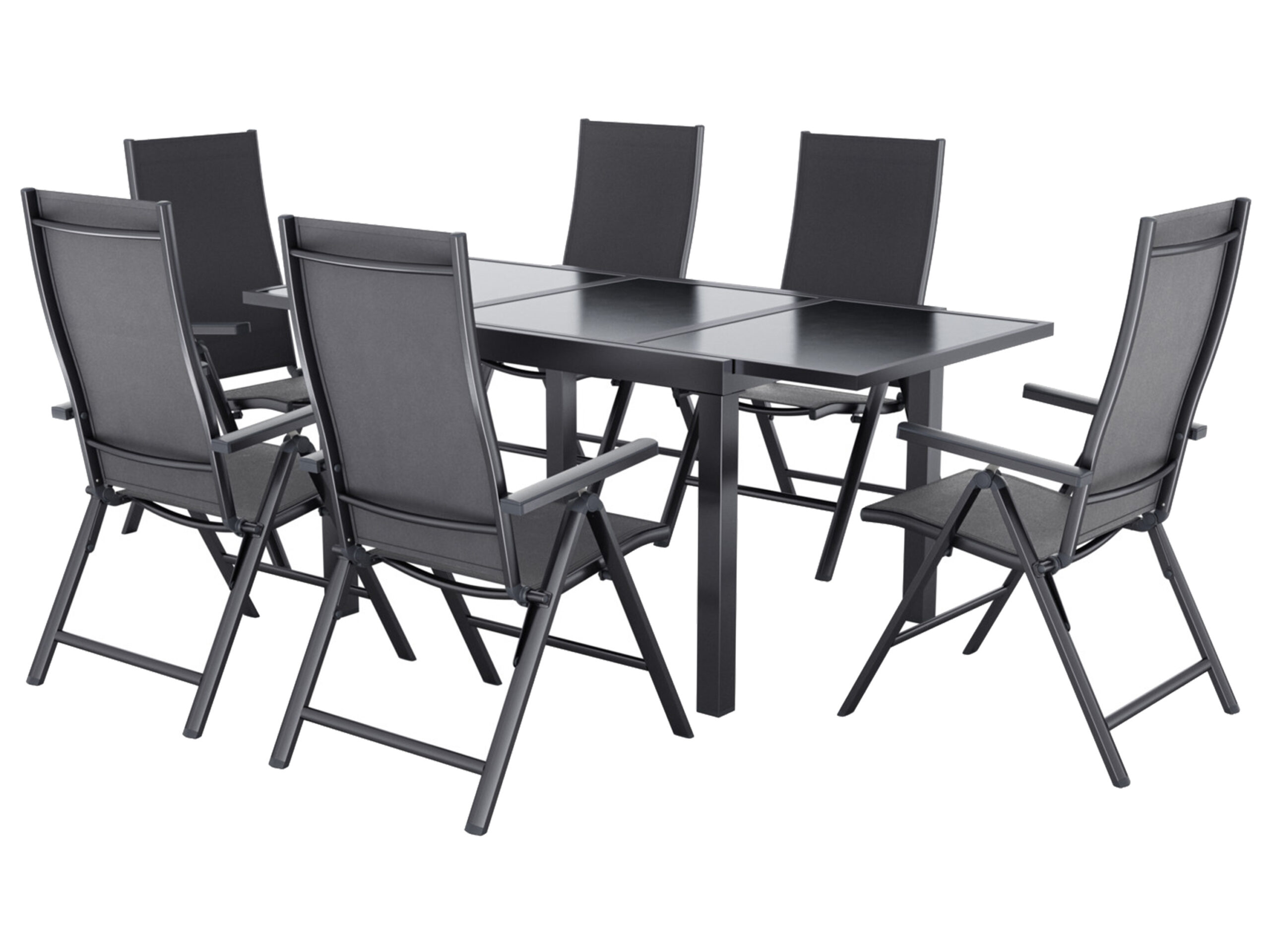 LIVARNO 2 Aluminium Tuinstoelen Houston Set (0000800012197)